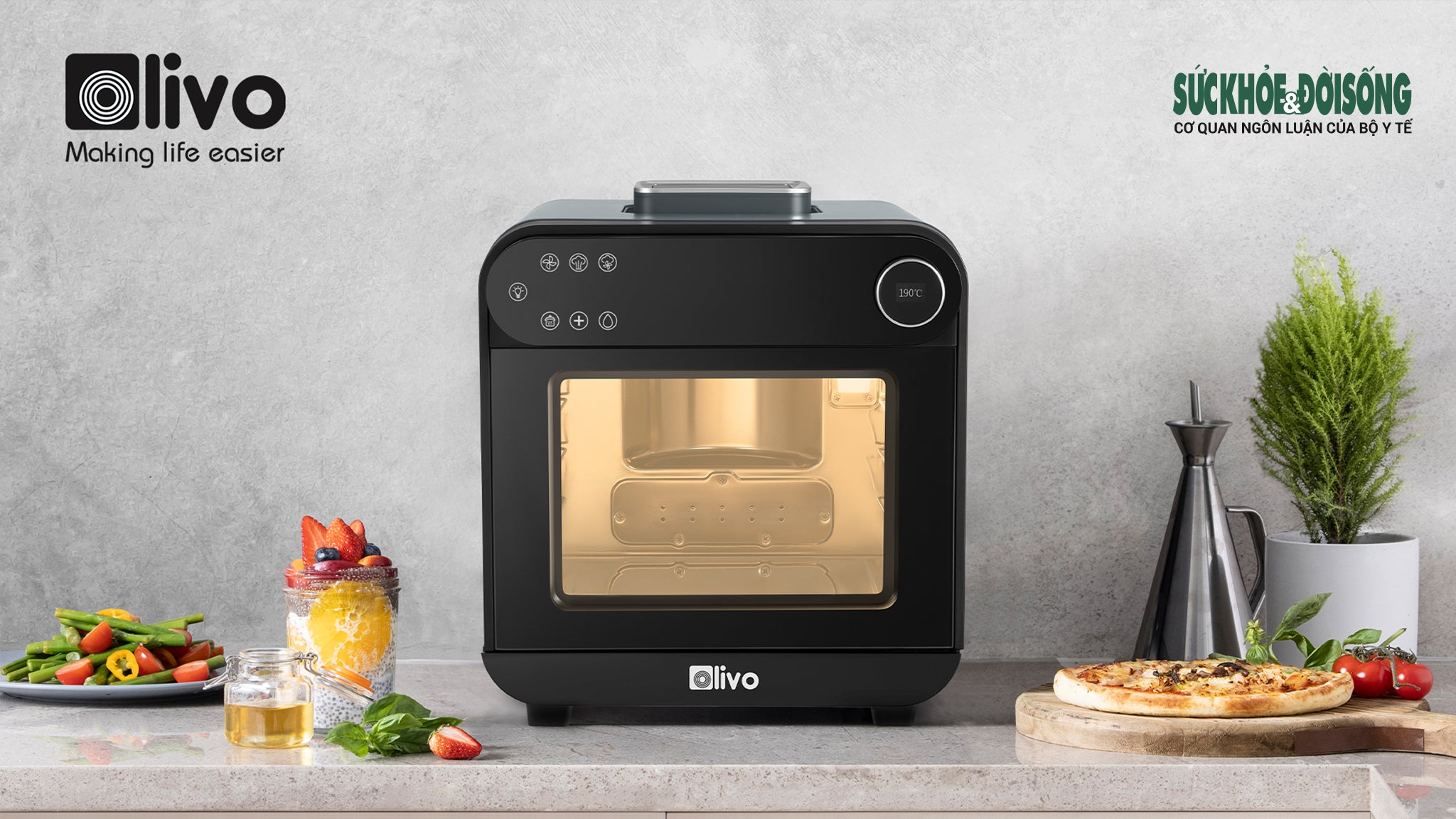 (Suckhoedoisong.vn) Nồi chiên hơi nước hướng tới xu hướng eat clean