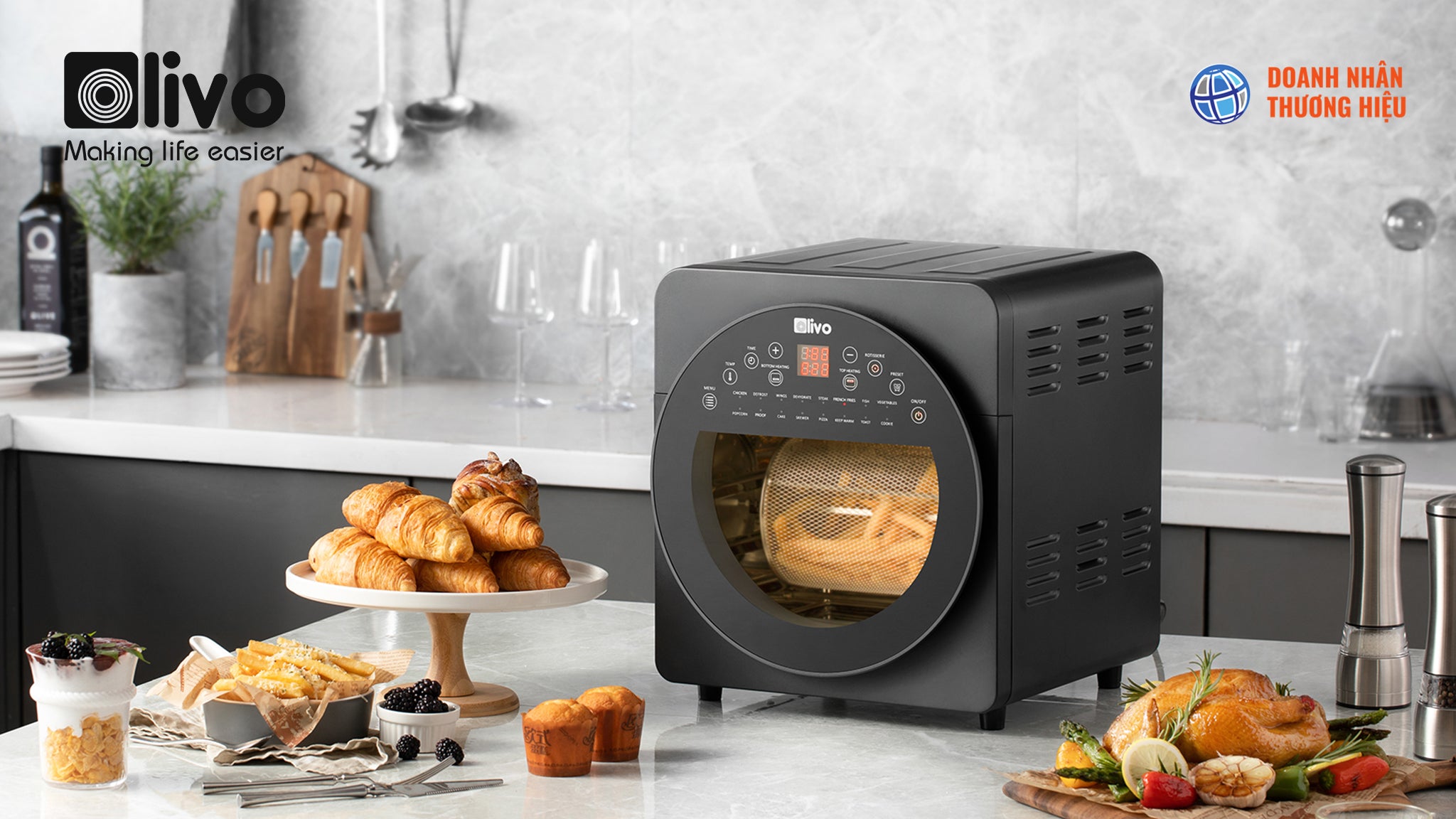 (Doanhnhanthuonghieu.com) Thương hiệu sản phẩm gia dụng cao cấp Olivo của Mỹ – hãy sắm cho mình các thiết bị nhà bếp tiện ích và đa năng