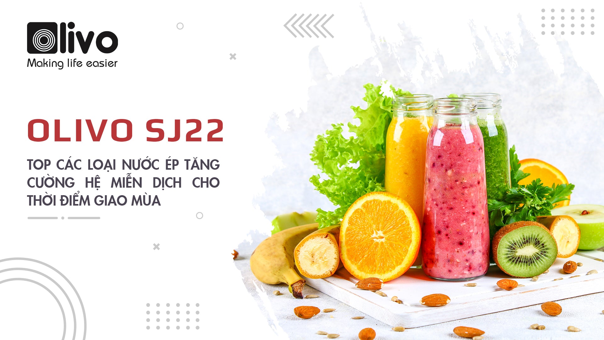 TOP 10 các loại nước ép tăng cường hệ miễn dịch cho thời điểm giao mùa