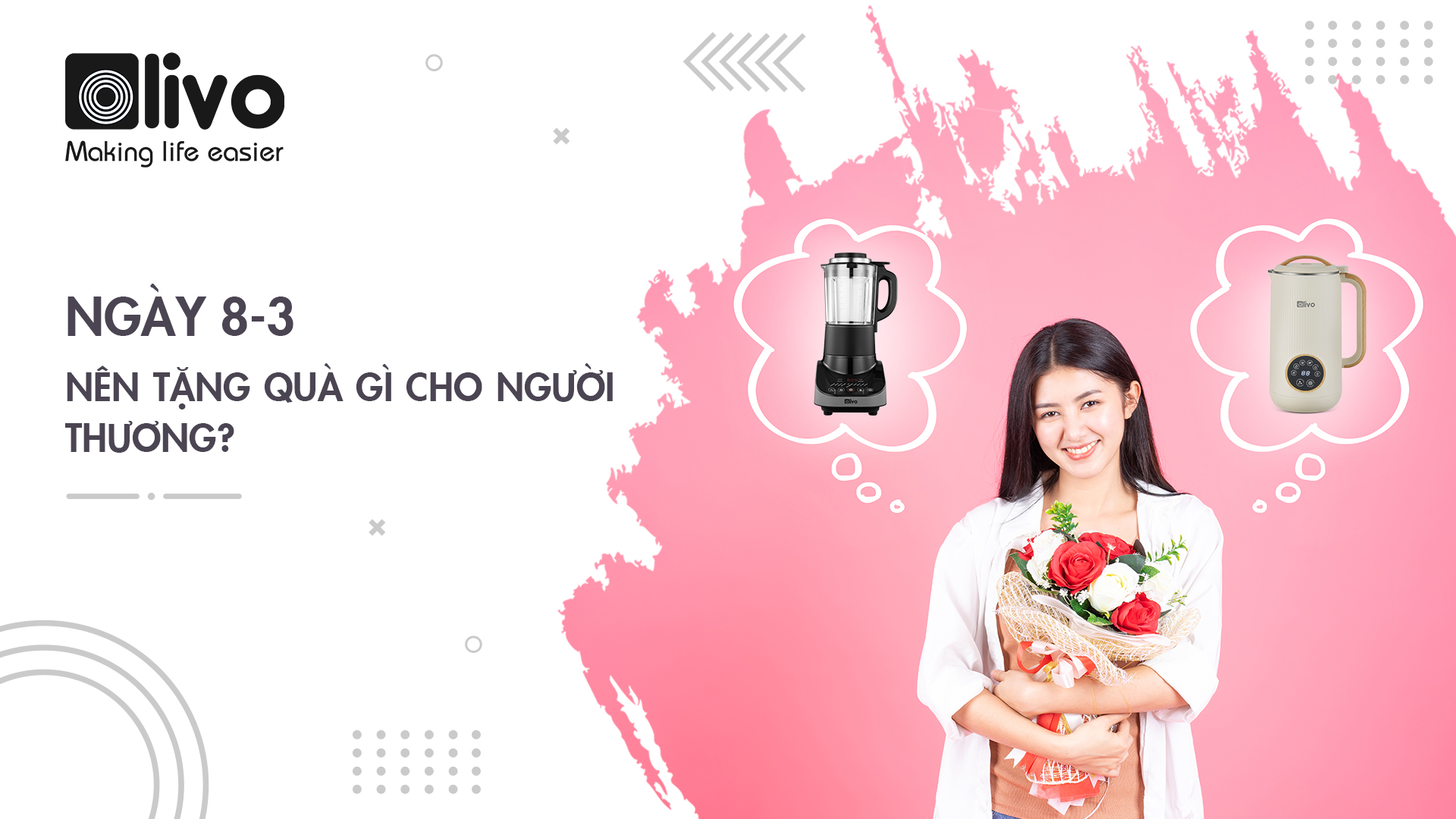 Tặng quà gì ý nghĩa cho người thương trong dịp 8-3?