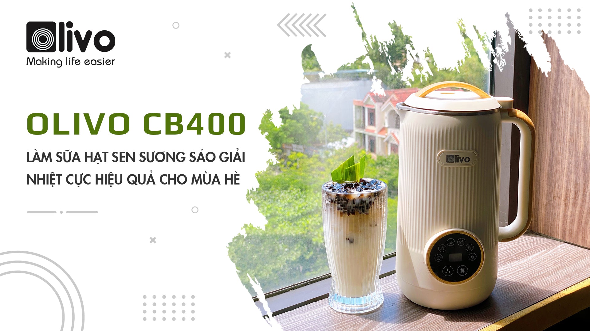 Làm sữa hạt sen sương sáo giải nhiệt cực kỳ hiệu quả cho mùa hè này