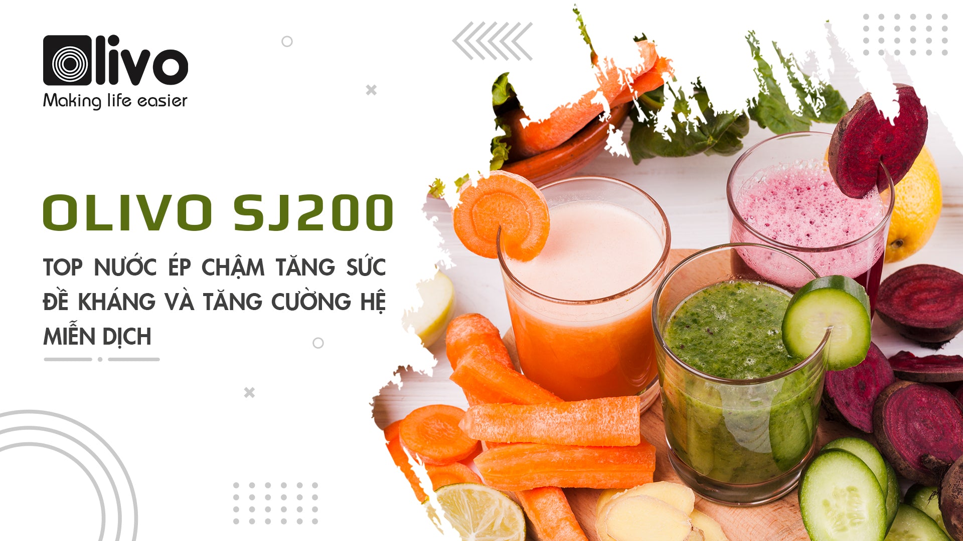 TOP 5 nước ép tăng sức đề kháng, dễ làm, bổ dưỡng