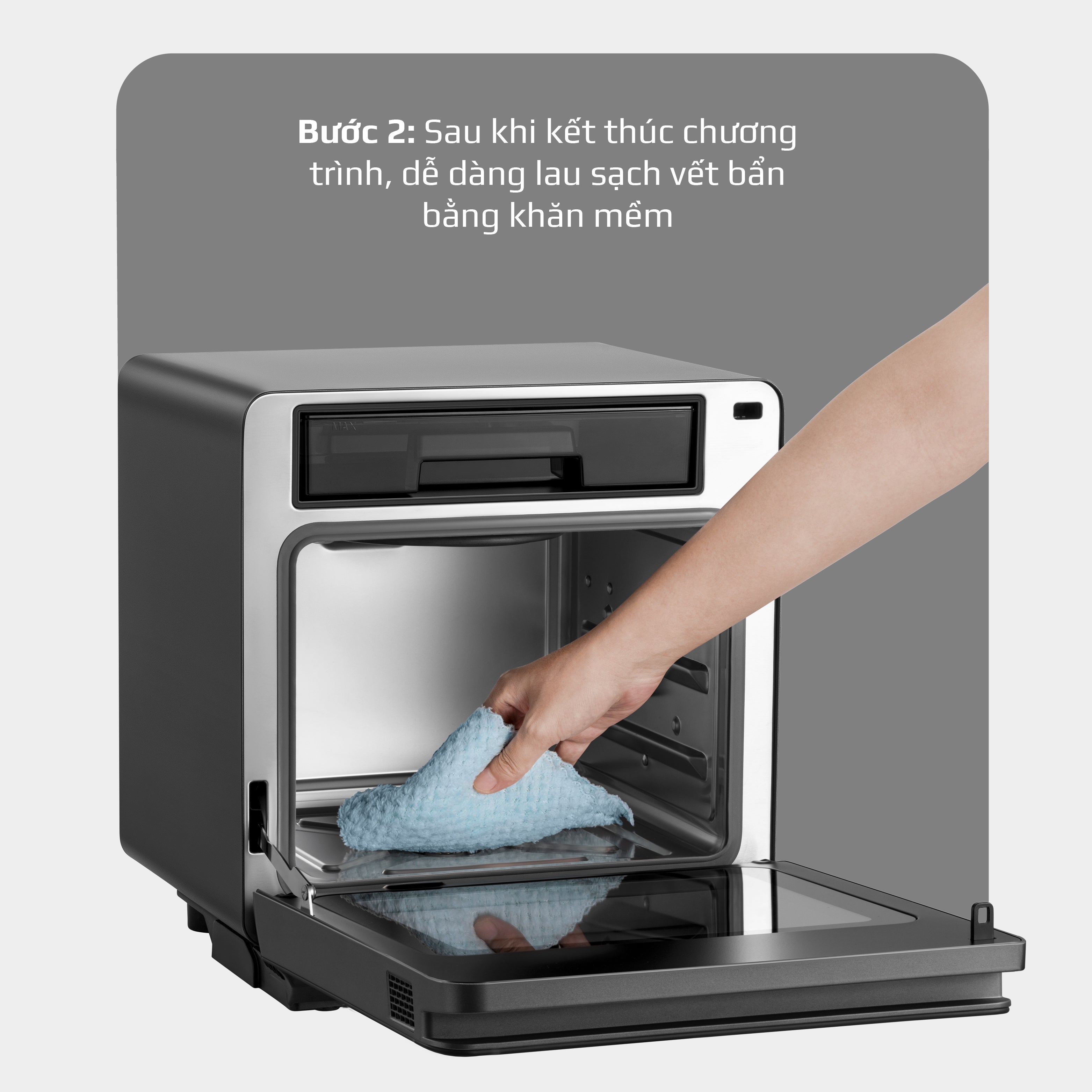 Nồi Chiên Hấp Đa Năng OLIVO SF1600 - Phiên bản Đặc Biệt cao cấp nhất, Màn hình OLED hiện đại, 70 chế độ cài sẵn, Dung tích 16L, Vệ sinh dễ dàng