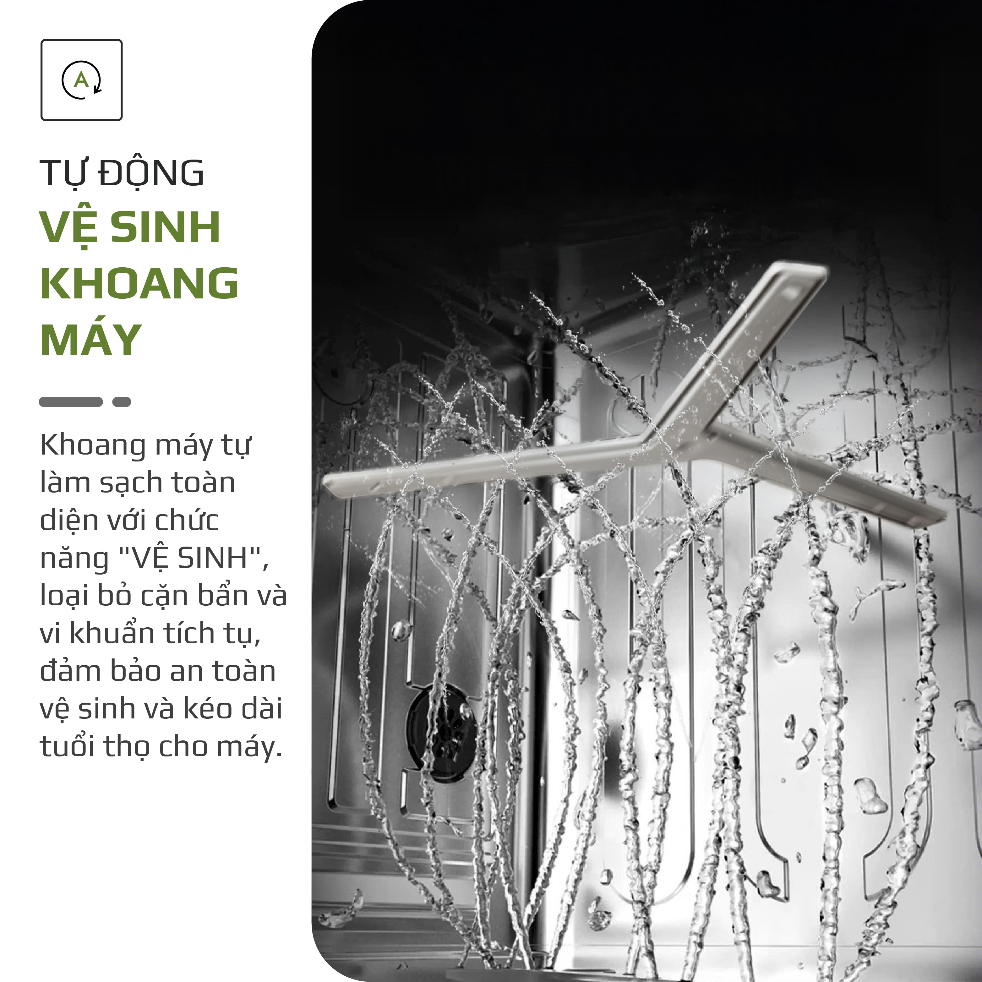 Máy Rửa Bát OLIVO DW18 - 3 Giỏ Linh Hoạt - Tải Trọng 18 Bộ Bát Đĩa - Sấy Turbo EcoDry - Rửa Hydro360 Wash -16 Chương Trình - Khử Khuẩn UV