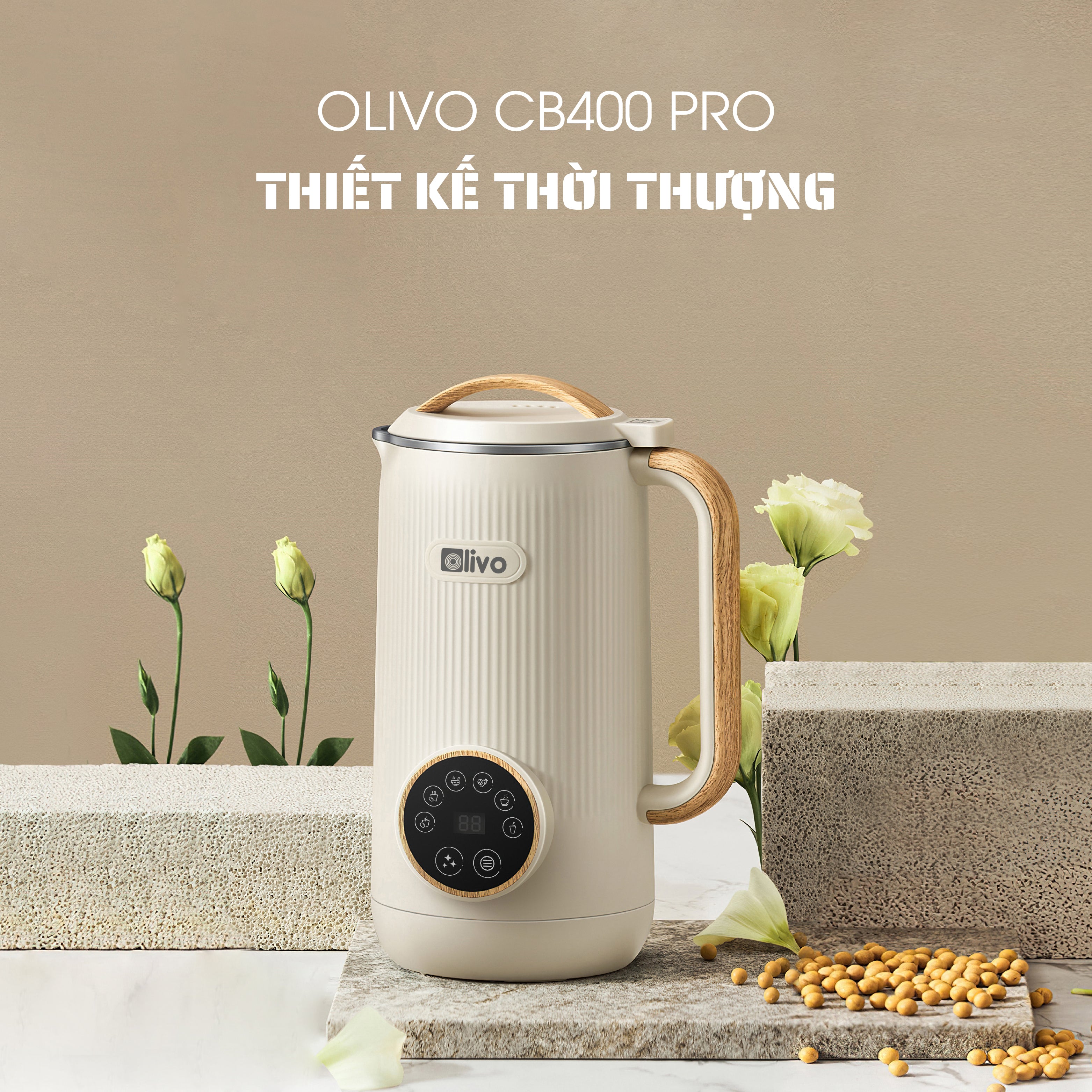 Máy Xay Nấu Đa Năng OLIVO CB400 PRO – Nhỏ Gọn Tiện Mang Theo – Đa Chức Năng – Cao Cấp