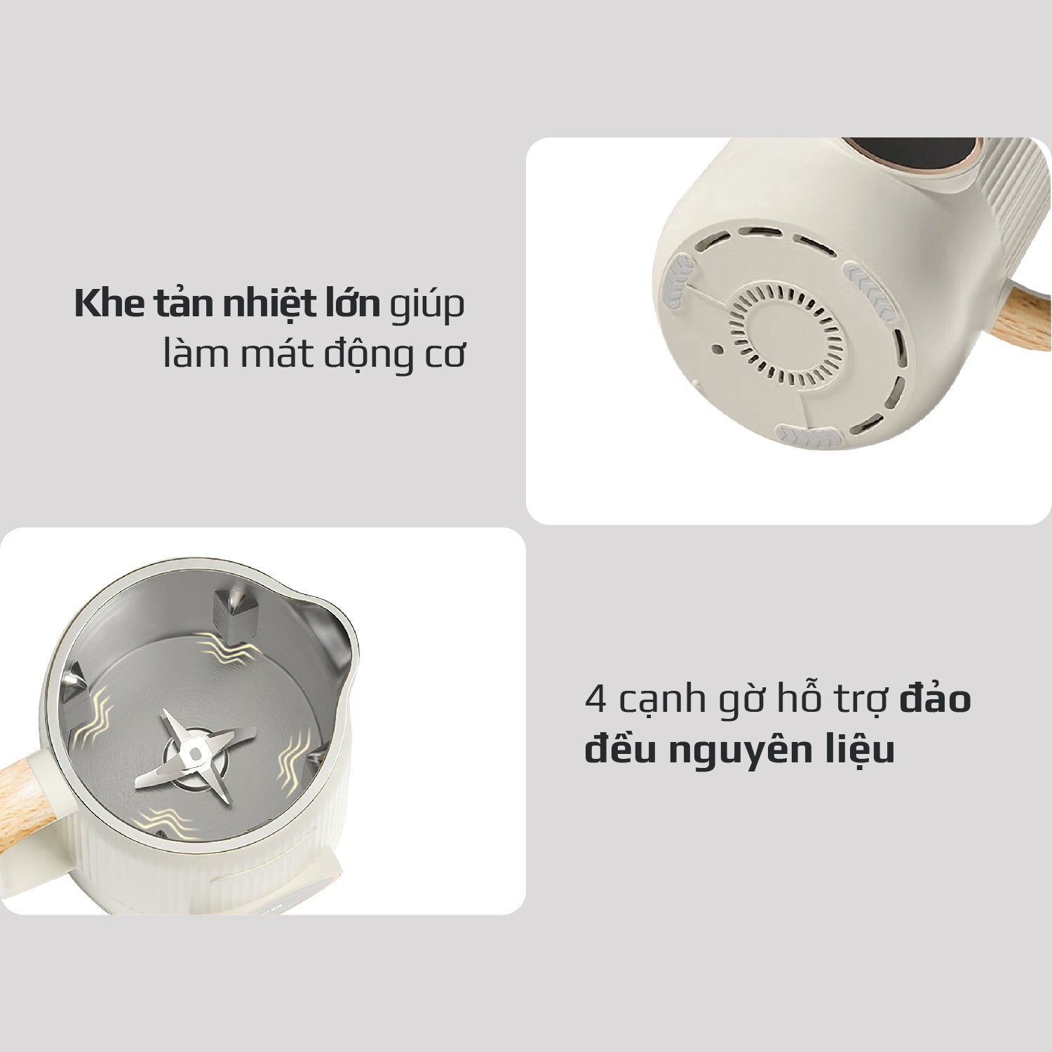 Máy Xay Nấu Đa Năng OLIVO CB400 PRO – Nhỏ Gọn Tiện Mang Theo – Đa Chức Năng – Cao Cấp