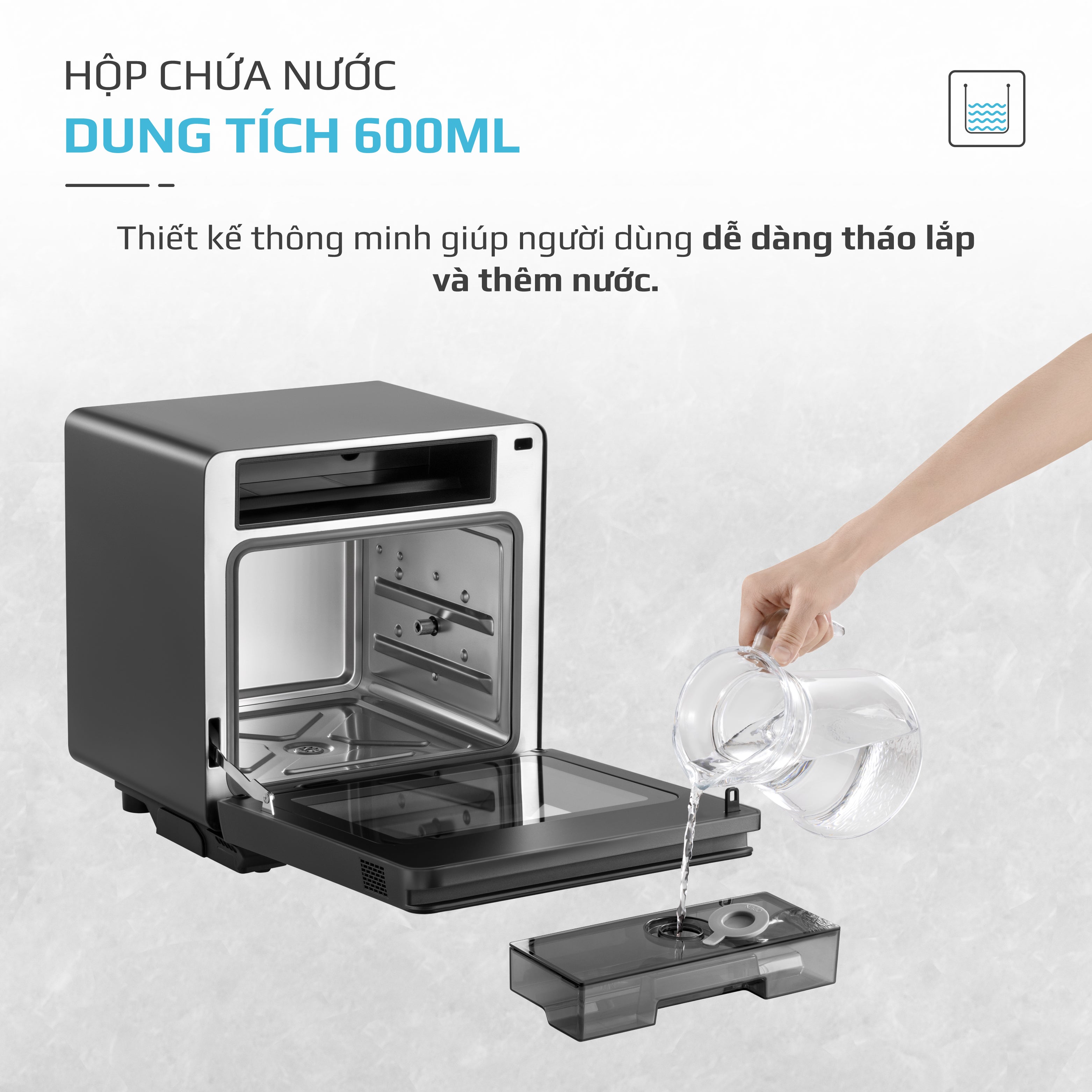 Nồi Chiên Hấp Đa Năng OLIVO SF1600 - Phiên bản Đặc Biệt cao cấp nhất, Màn hình OLED hiện đại, 70 chế độ cài sẵn, Dung tích 16L, Vệ sinh dễ dàng