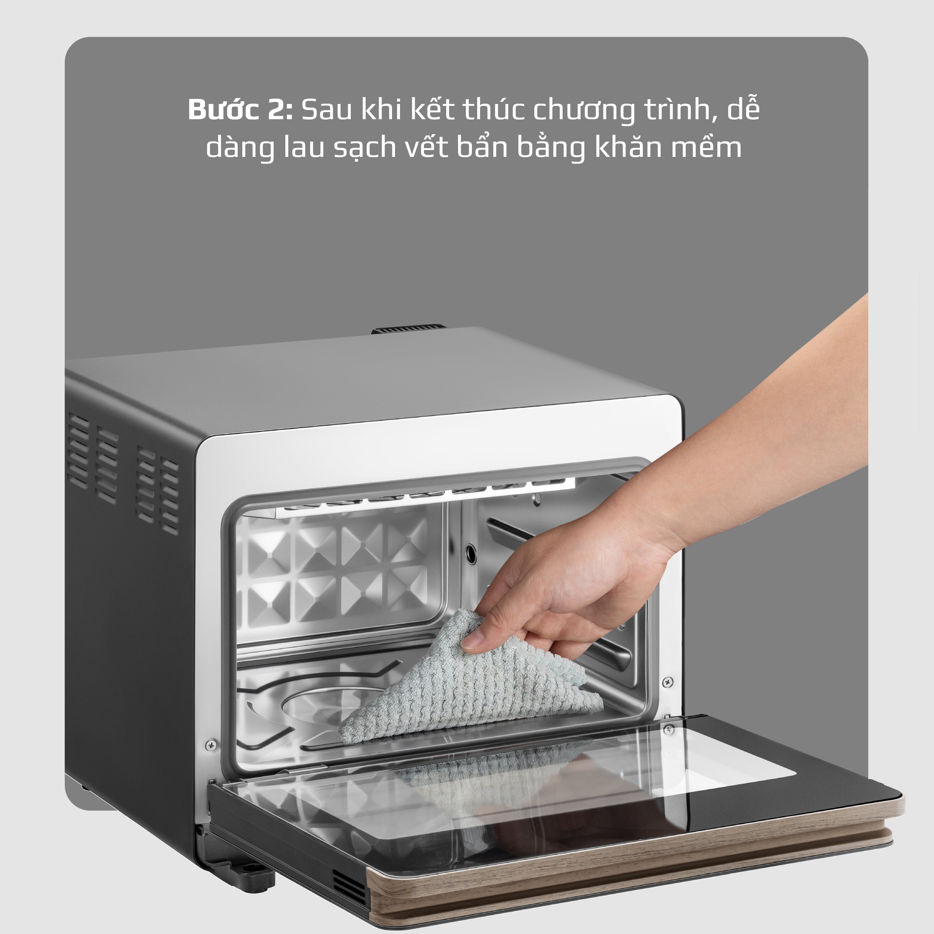 Nồi Chiên Hấp Đa Năng OLIVO SteamFry Xtra – Phiên Bản Cao Cấp, Bảng Điều Khiển OLED, Dung tích vượt trội 20L, Hấp Nano Steam/Chiên Eco Fry thế hệ thứ 2, 70 Chế Độ Cài Sẵn, Vệ Sinh Dễ Dàng