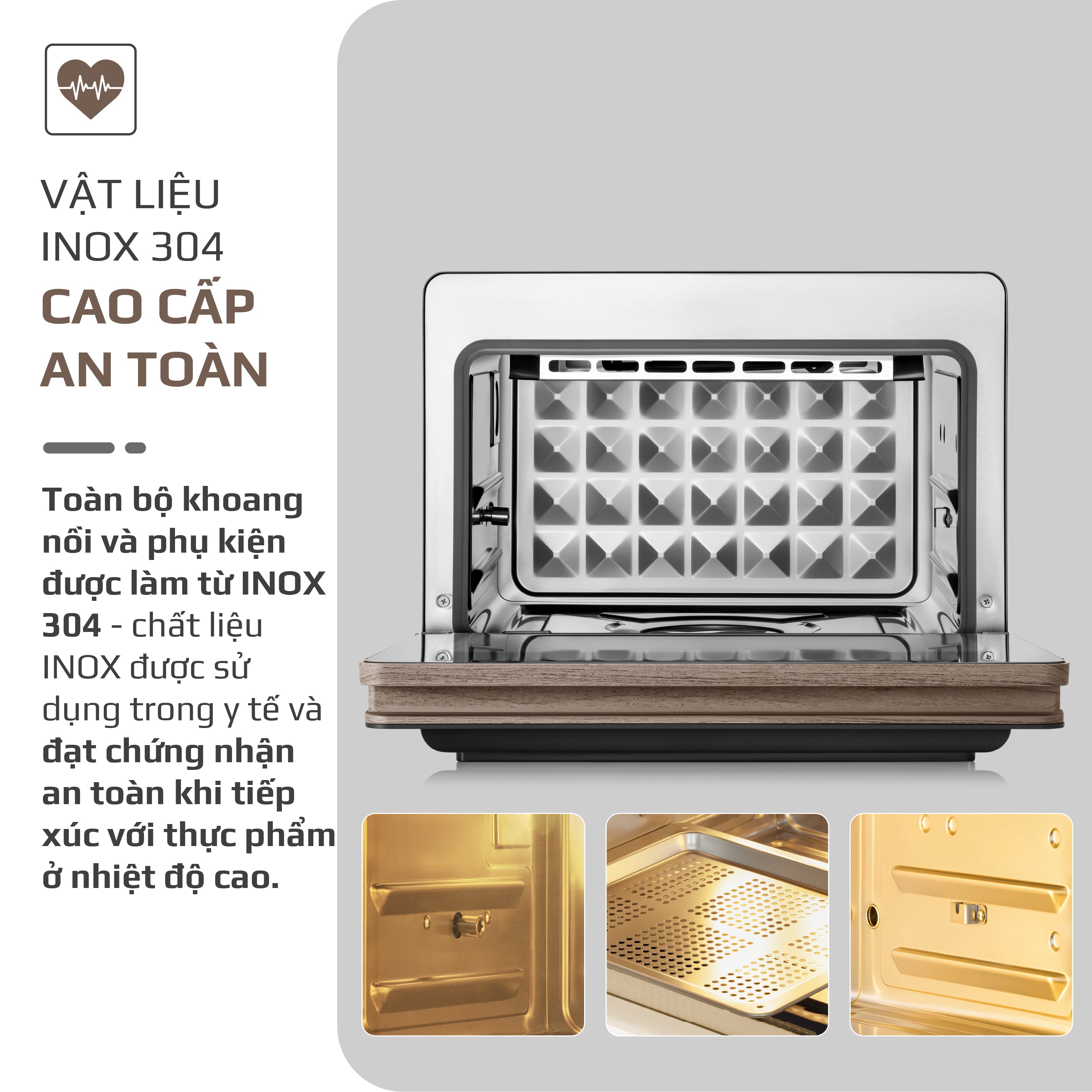 Nồi Chiên Hấp Đa Năng OLIVO SteamFry Xtra – Phiên Bản Cao Cấp, Bảng Điều Khiển OLED, Dung tích vượt trội 20L, Hấp Nano Steam/Chiên Eco Fry thế hệ thứ 2, 70 Chế Độ Cài Sẵn, Vệ Sinh Dễ Dàng