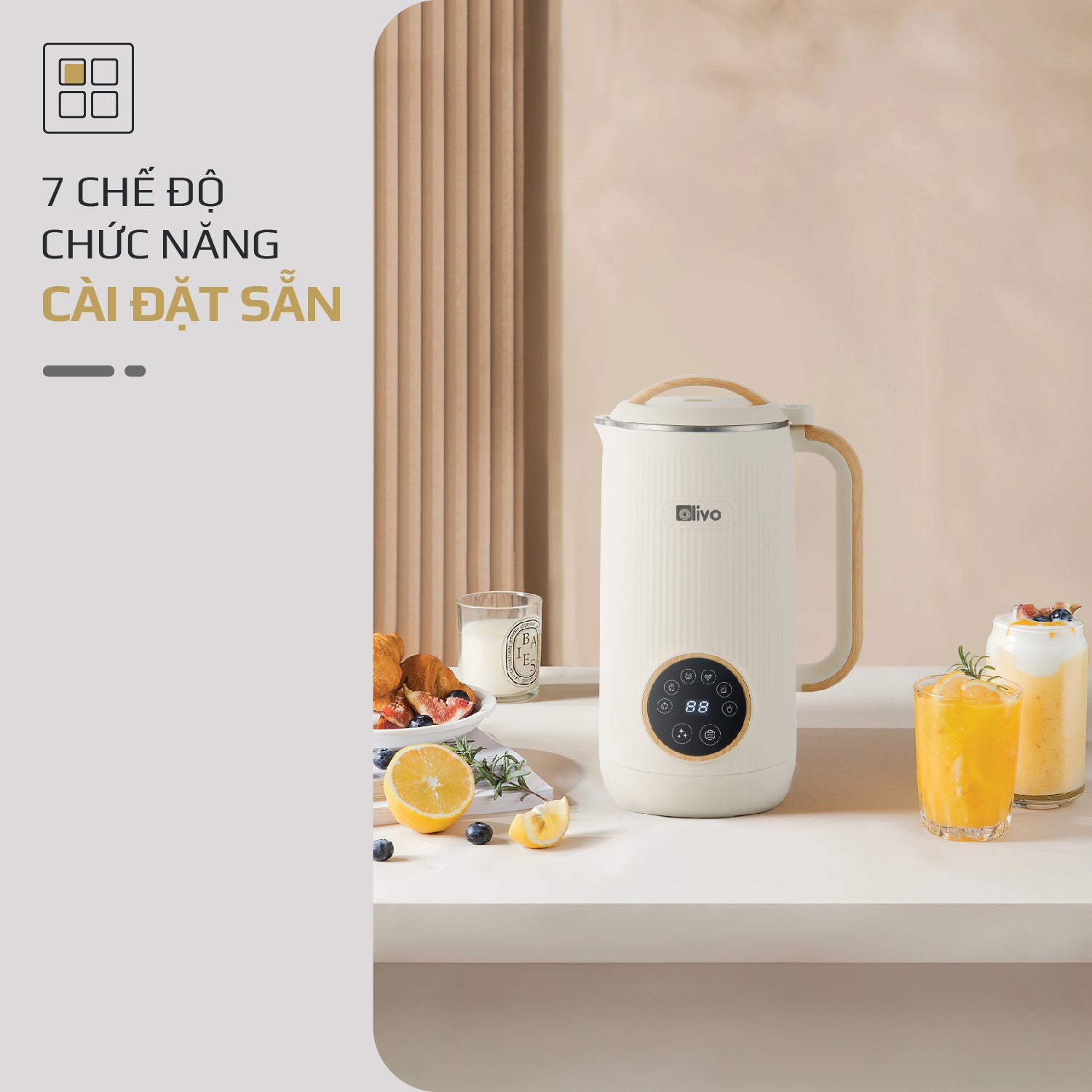Máy Xay Nấu Đa Năng OLIVO CB400 PRO – Nhỏ Gọn Tiện Mang Theo – Đa Chức Năng – Cao Cấp