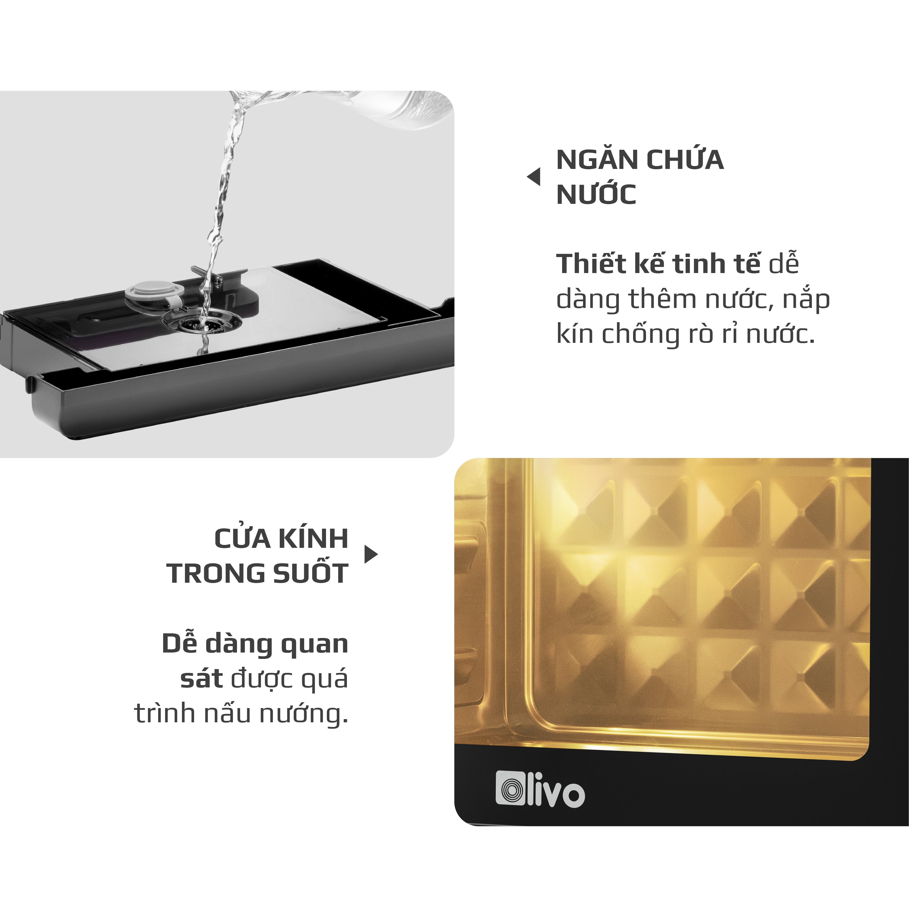 Nồi Chiên Hấp Đa Năng OLIVO SteamFry Xtra – Phiên Bản Cao Cấp, Bảng Điều Khiển OLED, Dung tích vượt trội 20L, Hấp Nano Steam/Chiên Eco Fry thế hệ thứ 2, 70 Chế Độ Cài Sẵn, Vệ Sinh Dễ Dàng