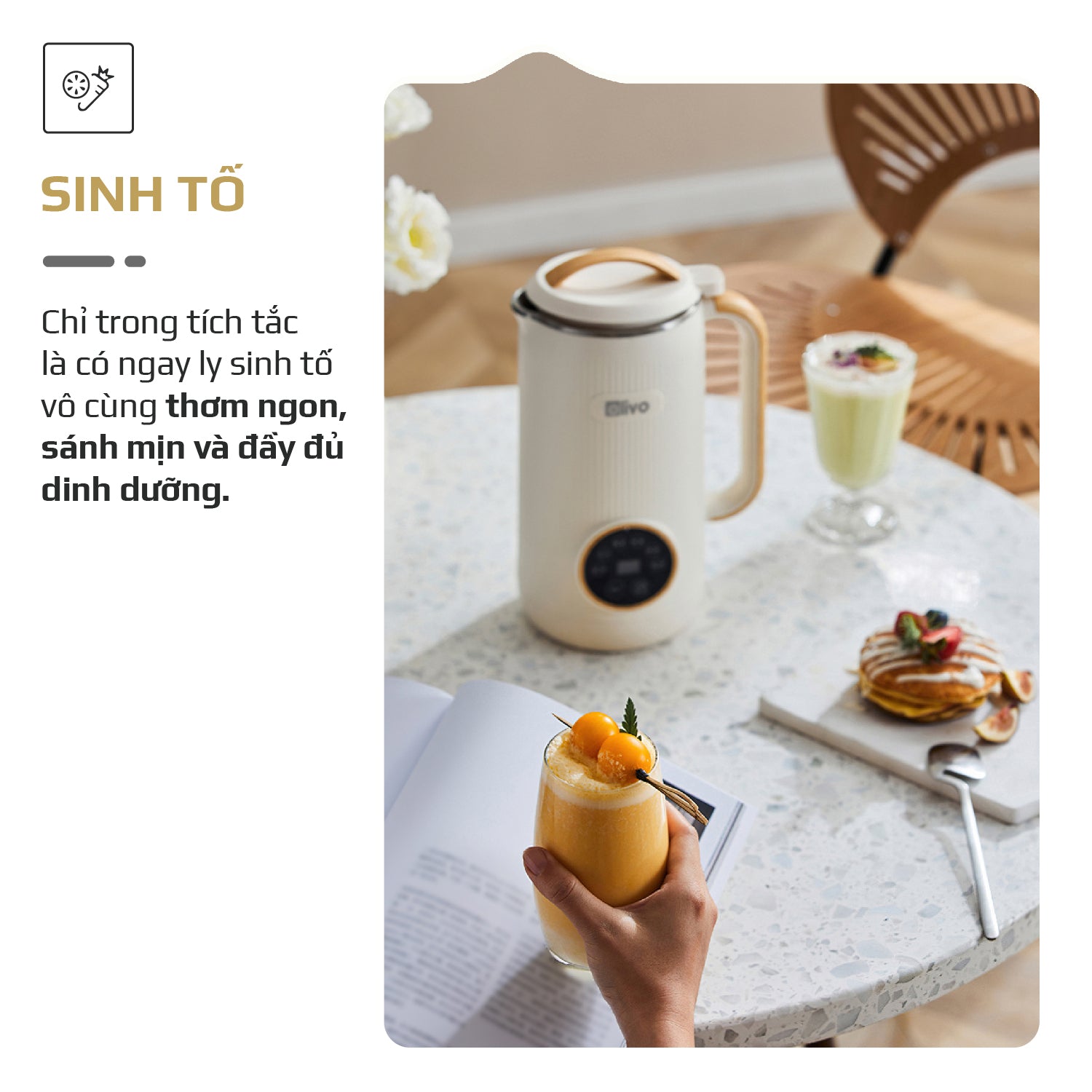 Máy Xay Nấu Đa Năng OLIVO CB400 PRO – Nhỏ Gọn Tiện Mang Theo – Đa Chức Năng – Cao Cấp