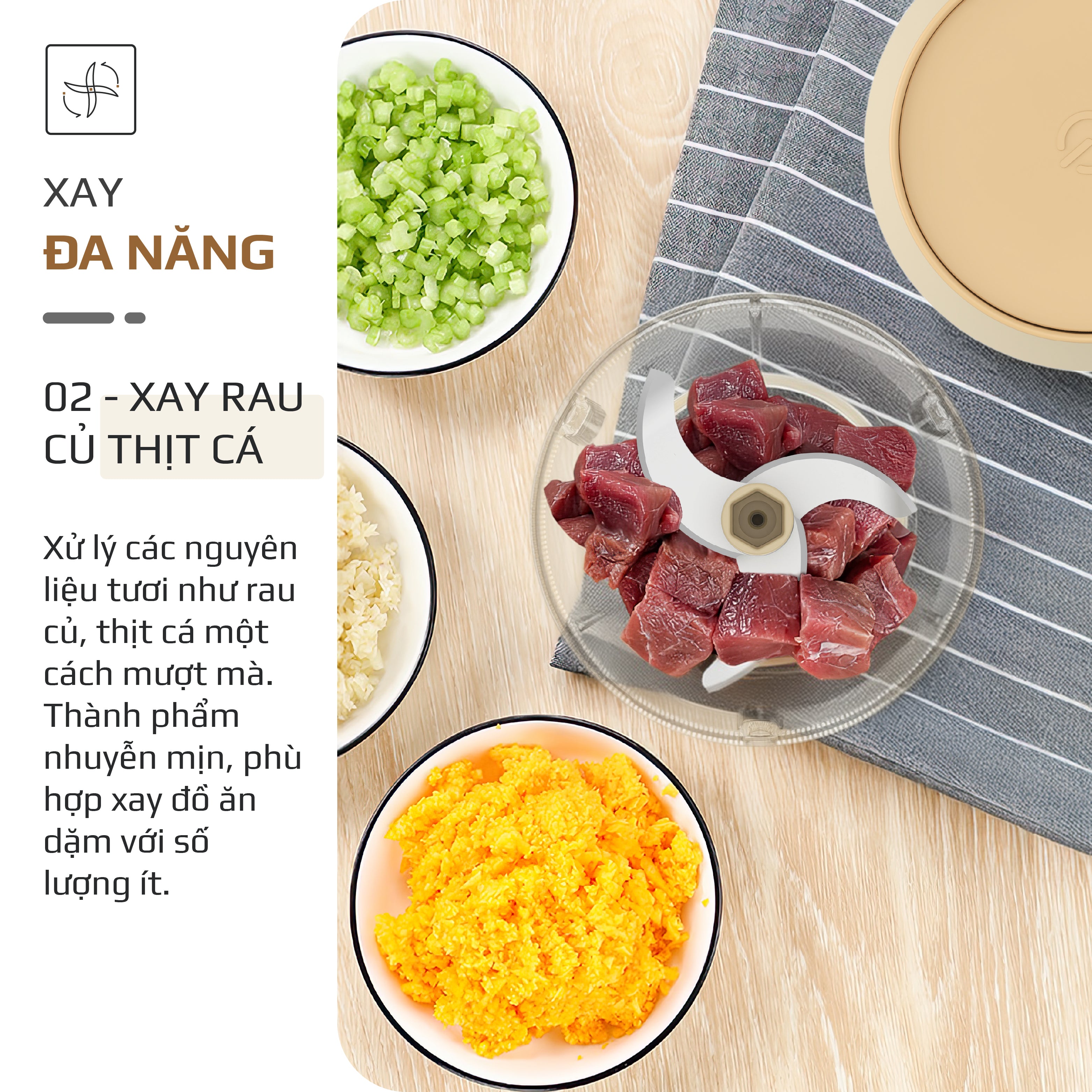 Máy Xay Thực Phẩm Đa Năng Sạc Pin OLIVO RFC270 – Xay Tỏi Ớt, Xay Thịt, Xay Hạt Tiện Lợi – Pin Sạc Bền Bỉ – Dung Tích 270ML – Dễ Dàng Vệ Sinh