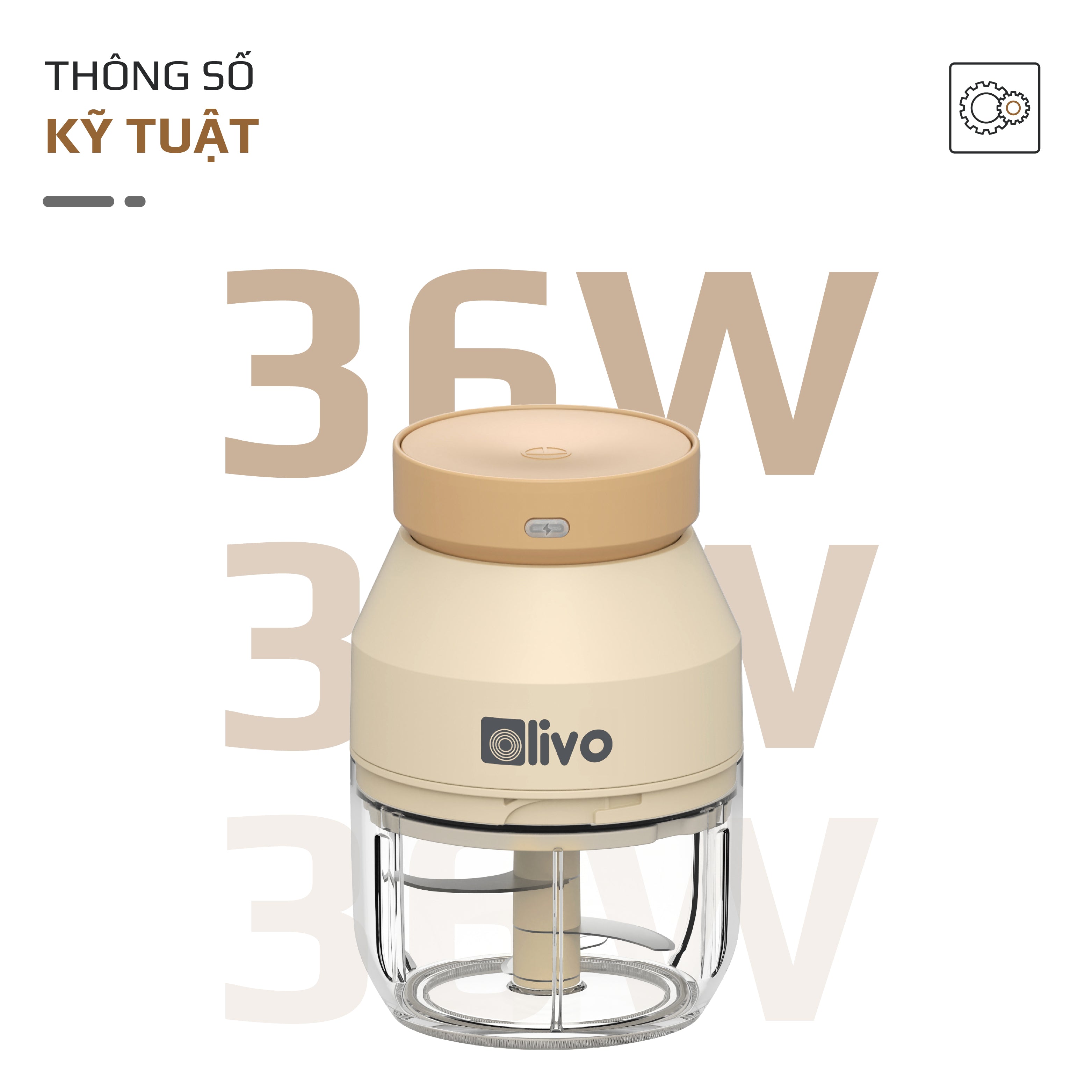 Máy Xay Thực Phẩm Đa Năng Sạc Pin OLIVO RFC270 – Xay Tỏi Ớt, Xay Thịt, Xay Hạt Tiện Lợi – Pin Sạc Bền Bỉ – Dung Tích 270ML – Dễ Dàng Vệ Sinh