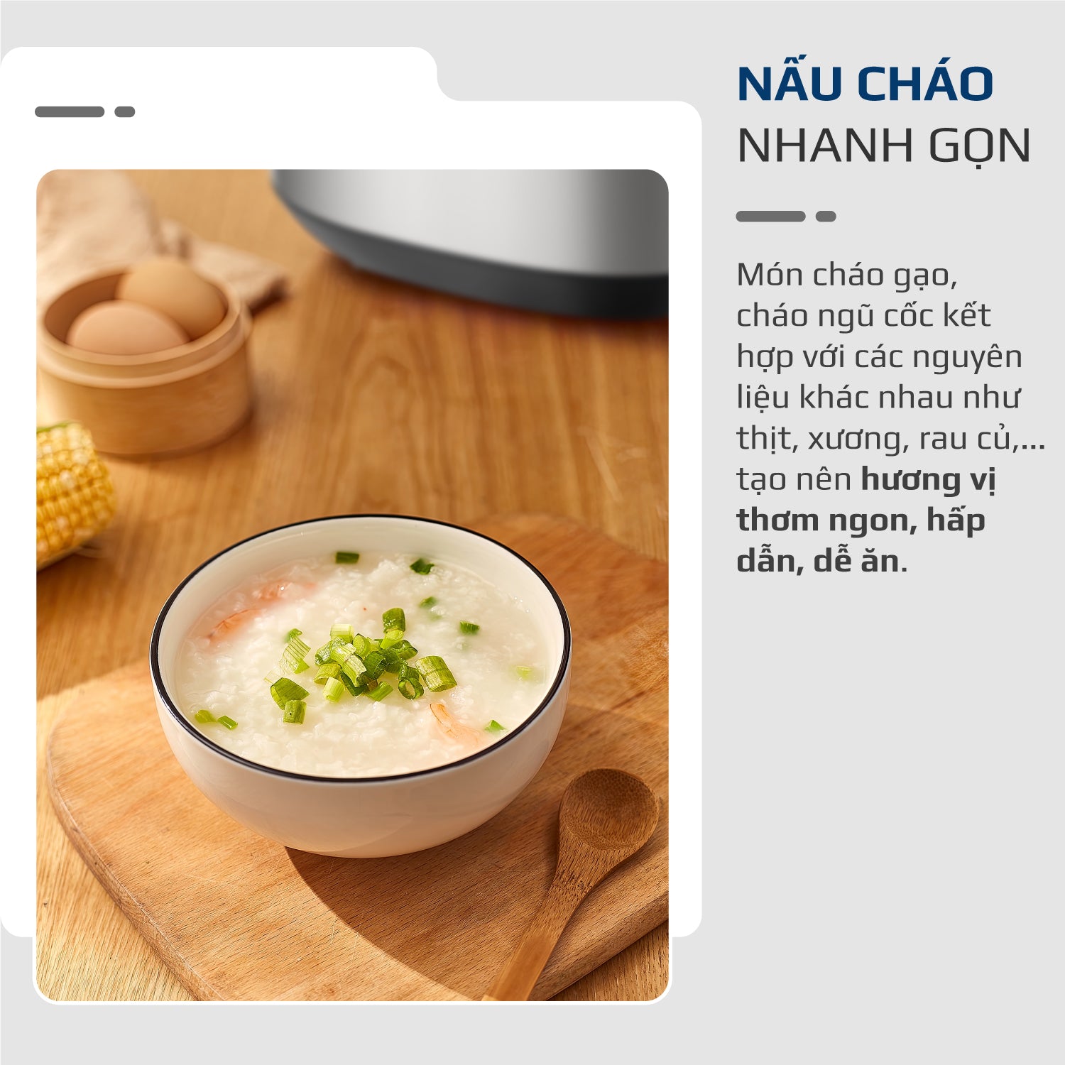 Nồi Cơm Điện OLIVO RC86 - Lòng Nồi INOX 304 Chống Dính Tự Nhiên, Nấu Cơm Ngon, Thiết Kế Tinh Tế, Sang Trọng