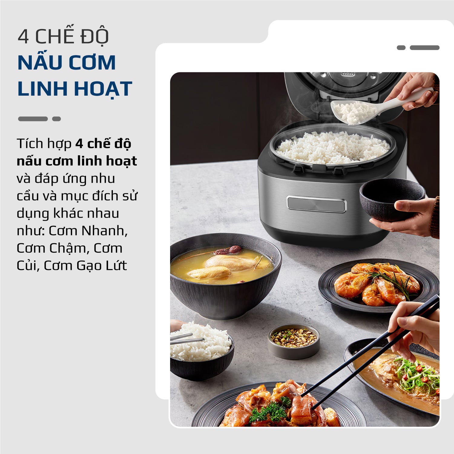 Nồi Cơm Điện Cao Tần OLIVO RC900IH – Lòng Nồi INOX 316L Cao Cấp, Công Nghệ Cao Tần Giữ Trọn Dinh Dưỡng, Bảng Điều Khiển Oled Sống Động, Hiện Đại, Cao Cấp