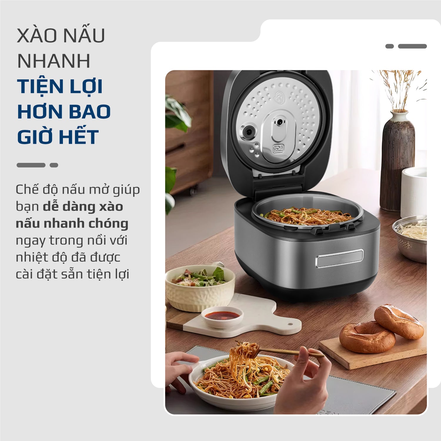 Nồi Cơm Điện Cao Tần OLIVO RC900IH – Lòng Nồi INOX 316L Cao Cấp, Công Nghệ Cao Tần Giữ Trọn Dinh Dưỡng, Bảng Điều Khiển Oled Sống Động, Hiện Đại, Cao Cấp