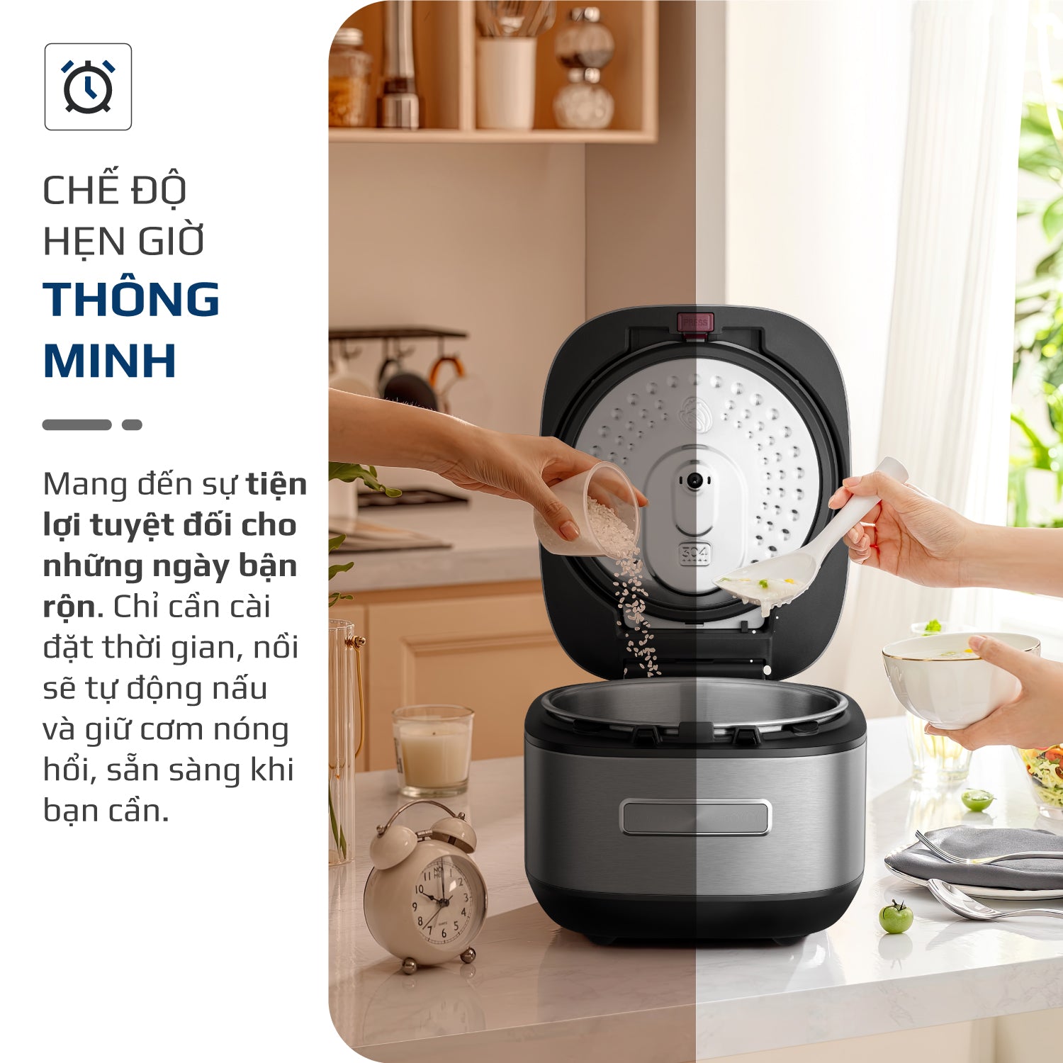 Nồi Cơm Điện Cao Tần OLIVO RC900IH – Lòng Nồi INOX 316L Cao Cấp, Công Nghệ Cao Tần Giữ Trọn Dinh Dưỡng, Bảng Điều Khiển Oled Sống Động, Hiện Đại, Cao Cấp