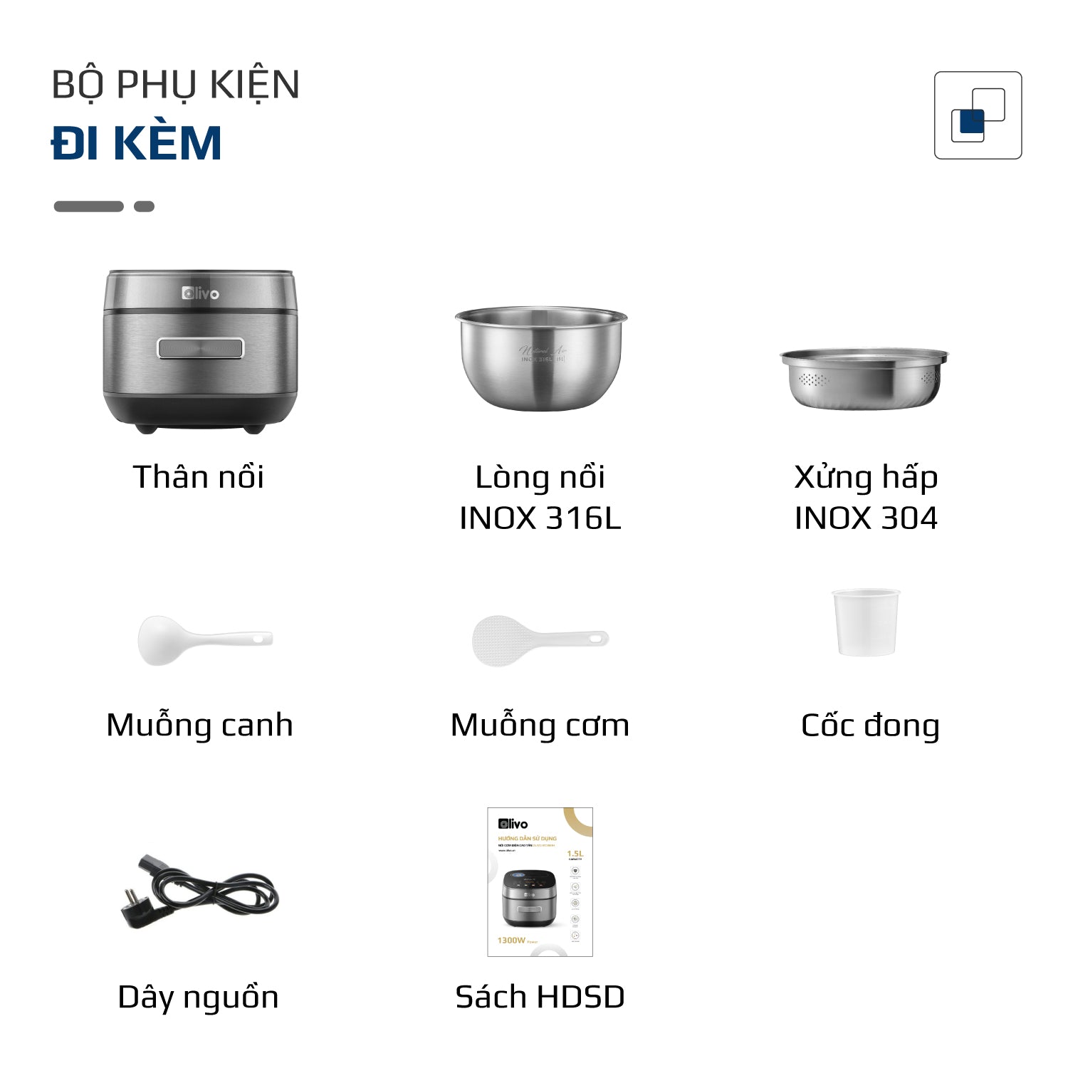 Nồi Cơm Điện Cao Tần OLIVO RC900IH – Lòng Nồi INOX 316L Cao Cấp, Công Nghệ Cao Tần Giữ Trọn Dinh Dưỡng, Bảng Điều Khiển Oled Sống Động, Hiện Đại, Cao Cấp