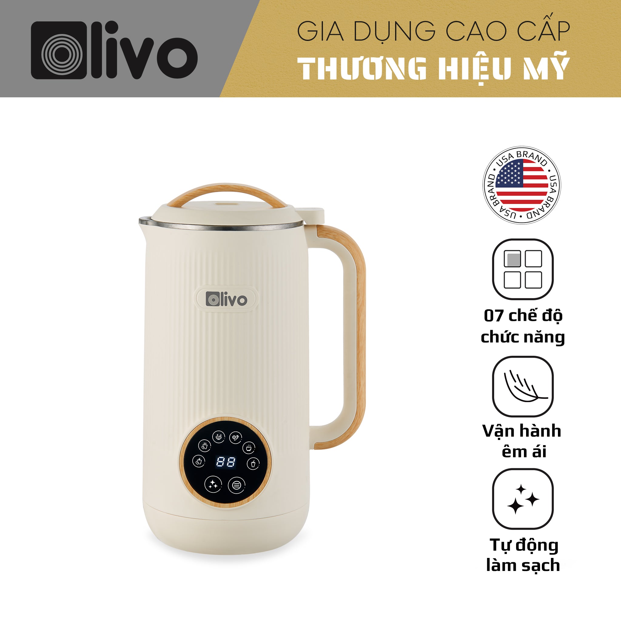 Máy Xay Nấu Đa Năng OLIVO CB400 PRO – Nhỏ Gọn Tiện Mang Theo – Đa Chức Năng – Cao Cấp