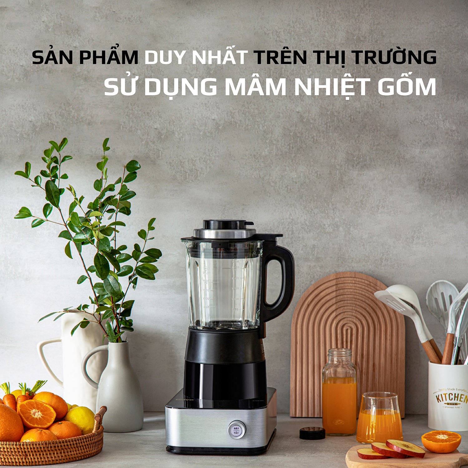 Máy Xay Nấu Cao Cấp OLIVO CB22 PRO - Độ Ồn Thấp Nhất - Chống Trào Tuyệt Đối - Vệ Sinh Khử Khuẩn