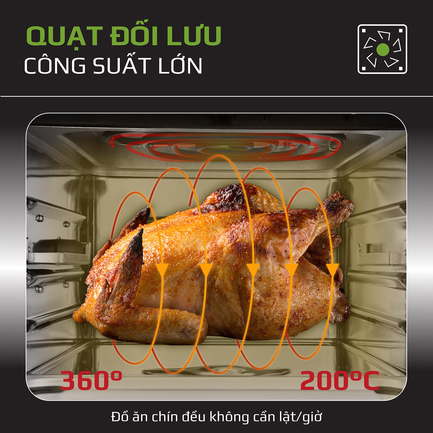 Nồi Chiên Không Dầu OLIVO AF12- Dung Tích 12L - Công Suất 1800W