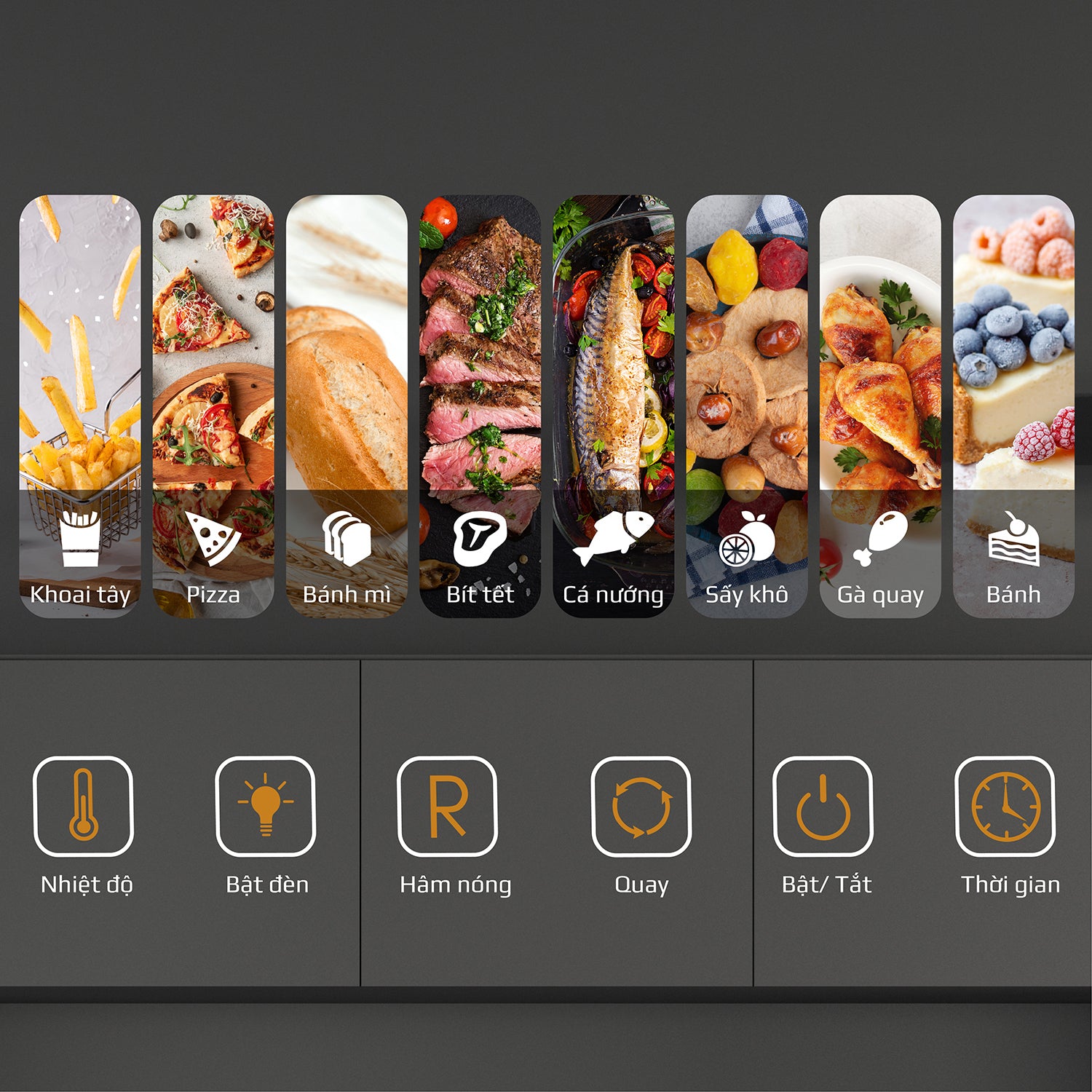 Nồi Chiên Không Dầu OLIVO AF12- Dung Tích 12L - Công Suất 1800W