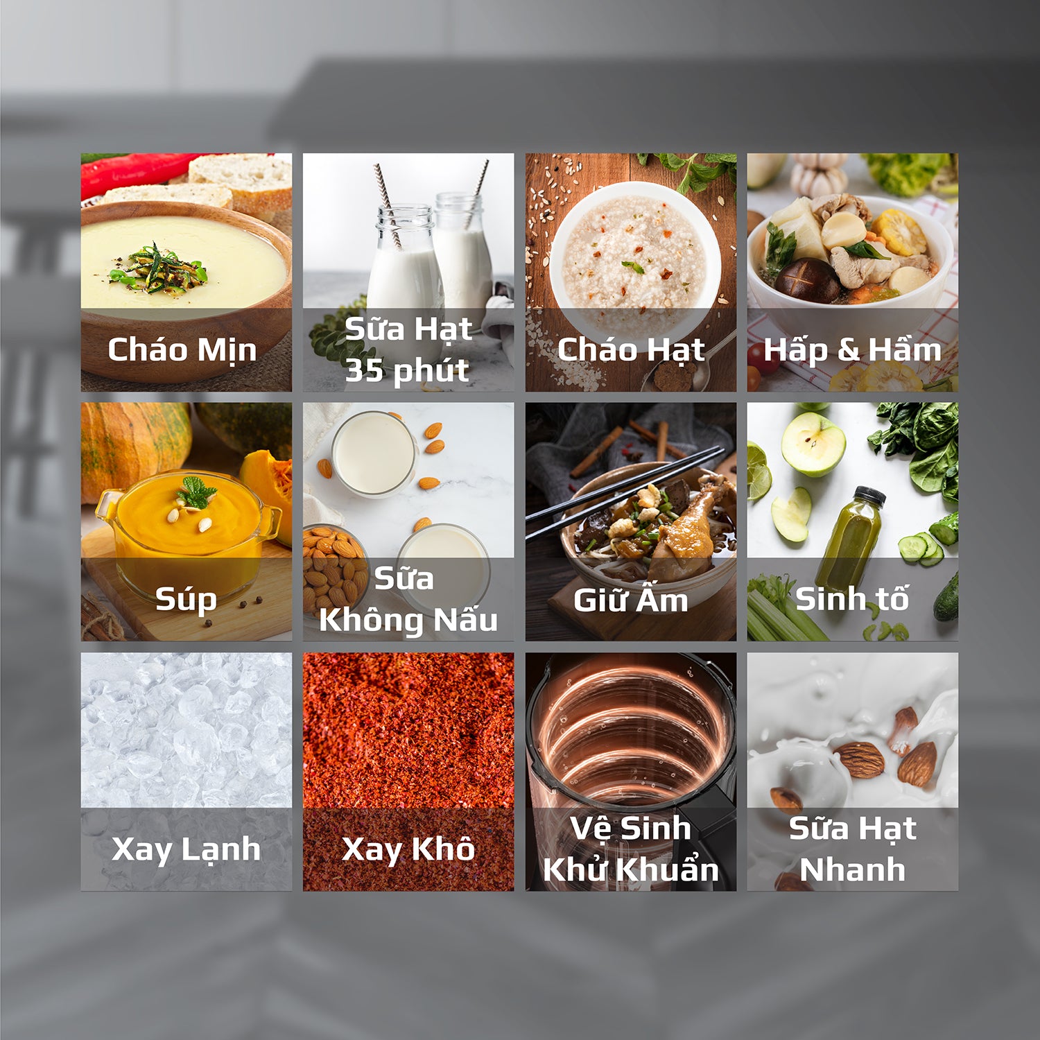 Máy Xay Nấu Cao Cấp OLIVO CB22 PRO - Độ Ồn Thấp Nhất - Chống Trào Tuyệt Đối - Vệ Sinh Khử Khuẩn