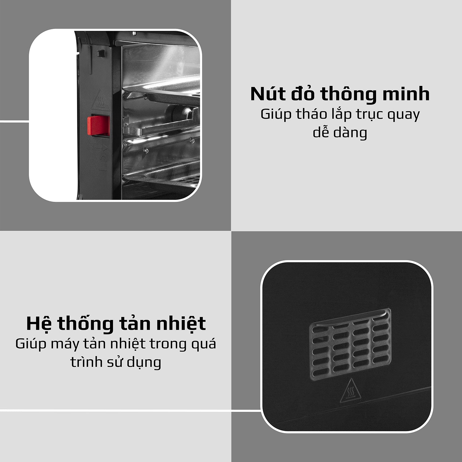 Nồi Chiên Không Dầu OLIVO AF12- Dung Tích 12L - Công Suất 1800W