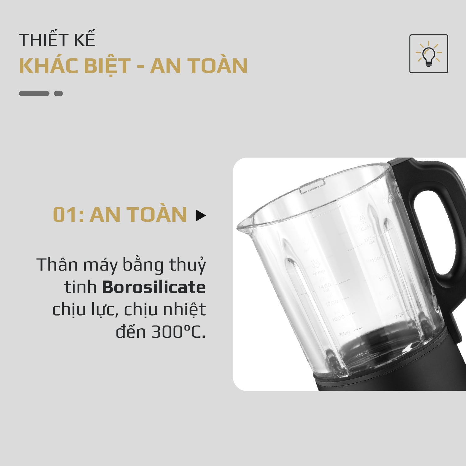 Máy Xay Nấu Đa Năng OLIVO CB20 - Độ Ồn Thấp Nhất - Chống Trào Tuyệt Đối - Vệ Sinh Khử Khuẩn - Chống Dính Gốm