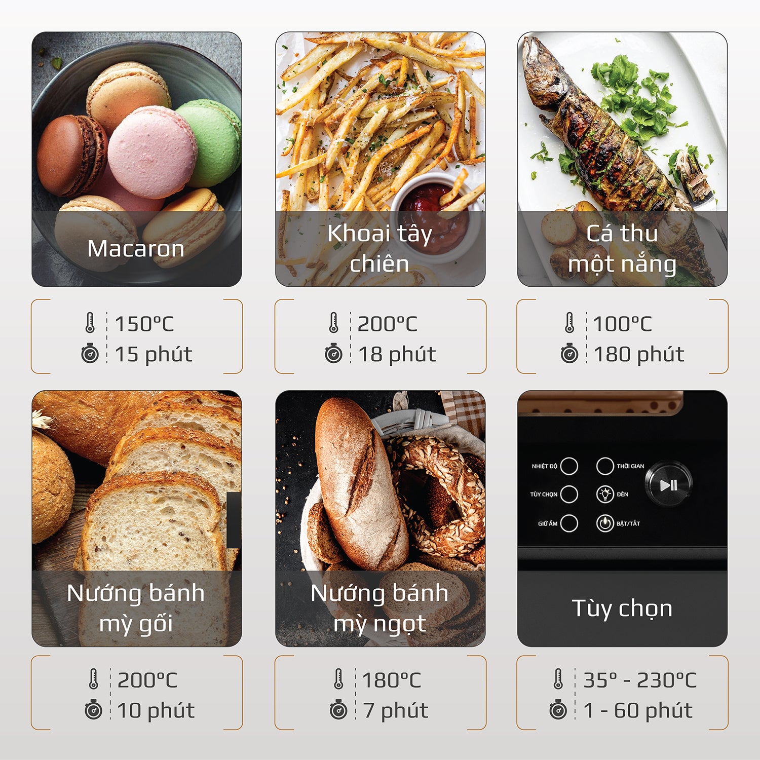 Nồi Chiên Hơi Nước OLIVO SF18 - 50 Chức Năng - Dung Tích 18L - Công Suất 2450W