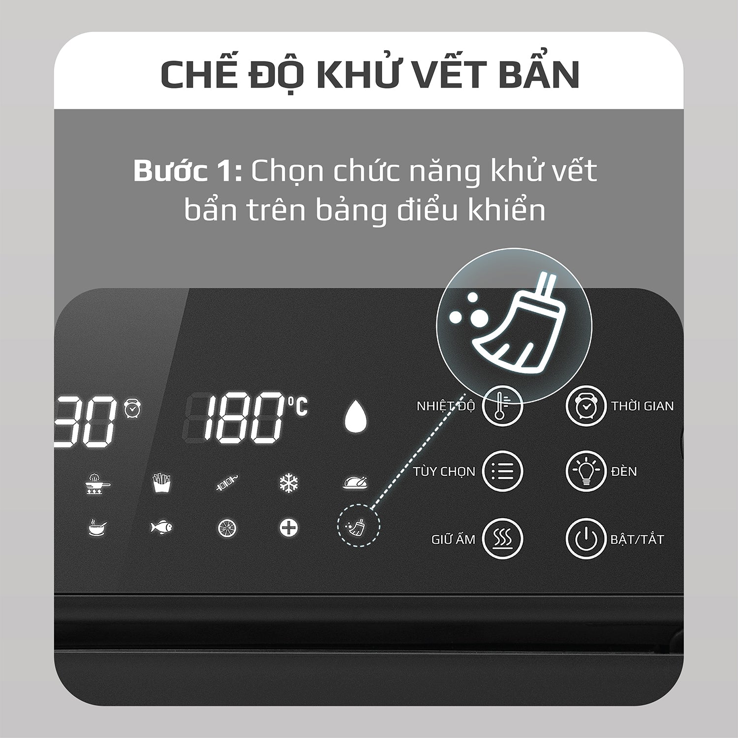 Nồi Chiên Hơi Nước OLIVO SF18 - 50 Chức Năng - Dung Tích 18L - Công Suất 2450W