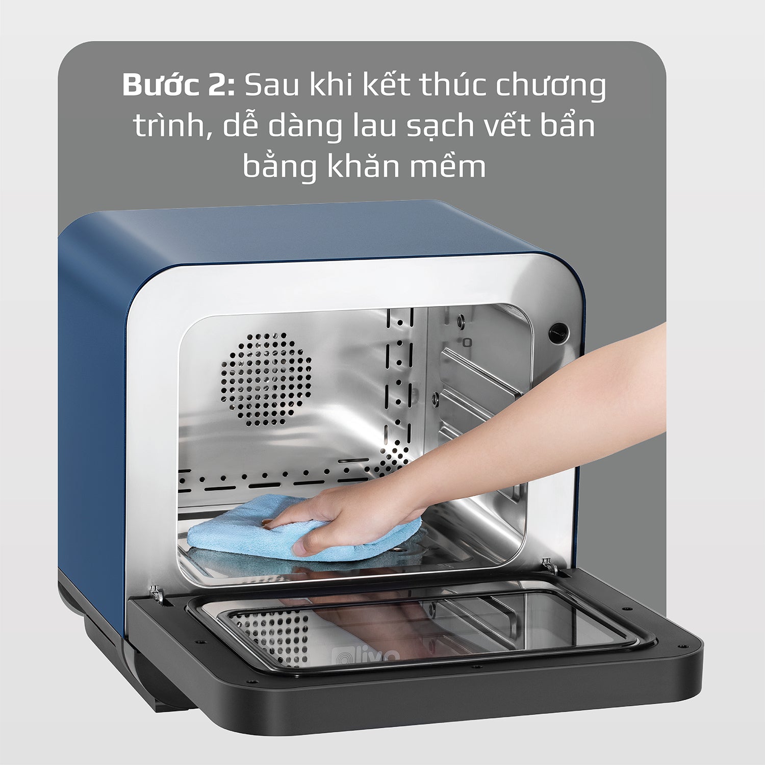 Nồi Chiên Hơi Nước OLIVO SF18 - 50 Chức Năng - Dung Tích 18L - Công Suất 2450W