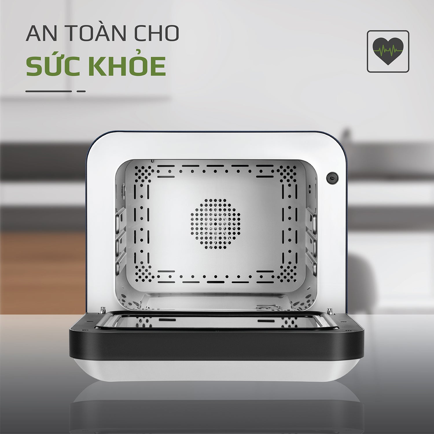 Nồi Chiên Hơi Nước OLIVO SF18 - 50 Chức Năng - Dung Tích 18L - Công Suất 2450W