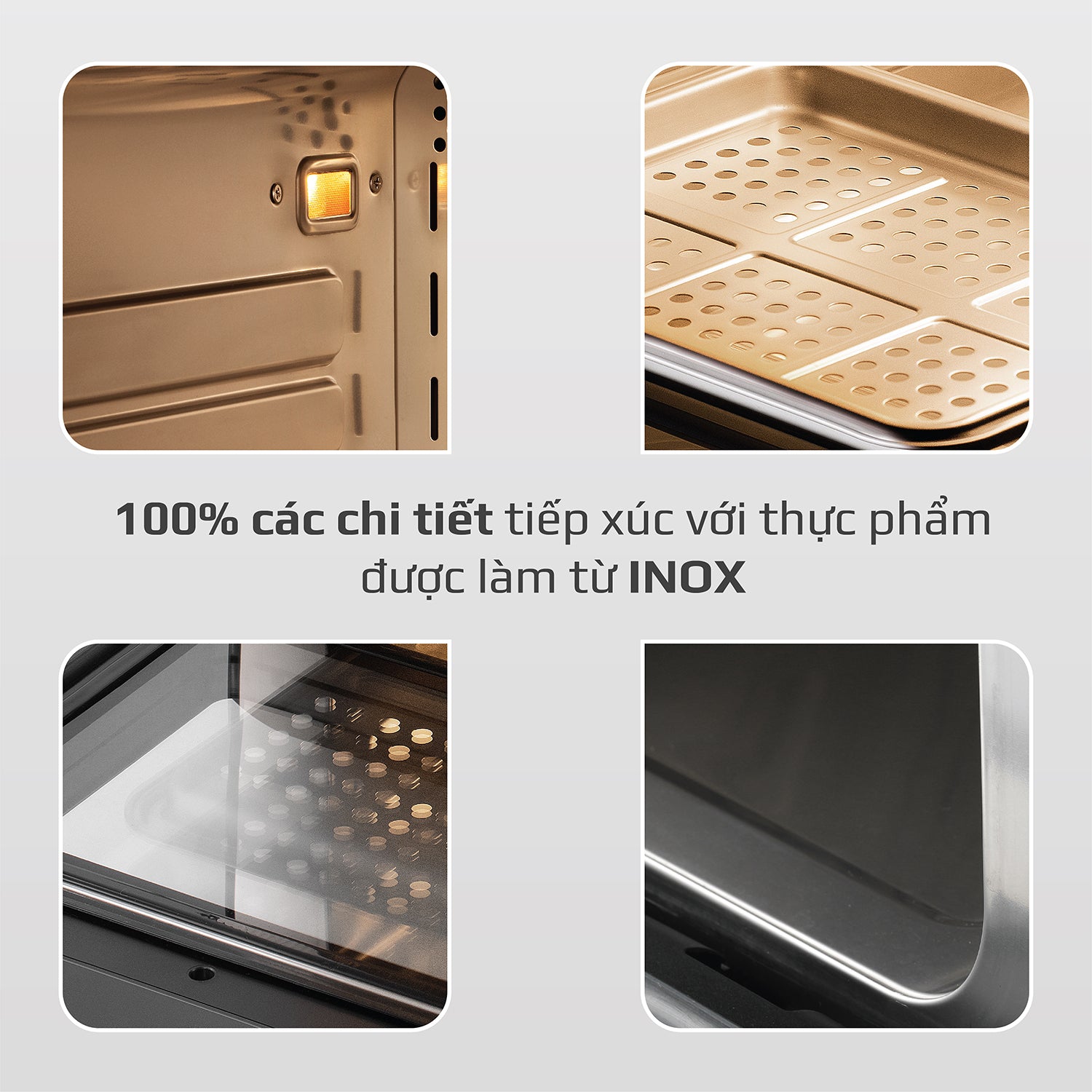 Nồi Chiên Hơi Nước OLIVO SF18 - 50 Chức Năng - Dung Tích 18L - Công Suất 2450W