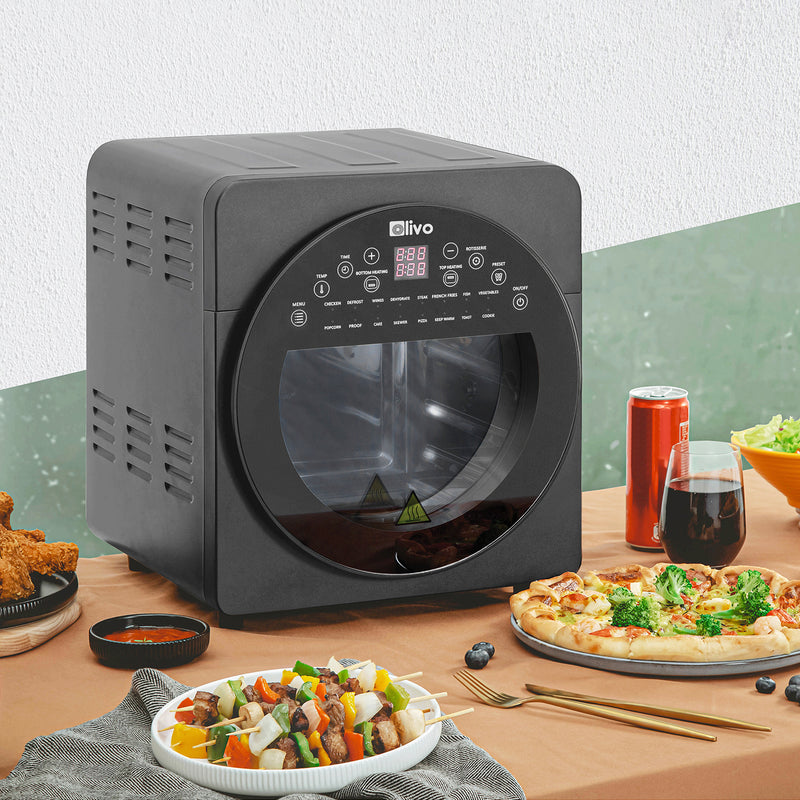 Đập hộp, hướng dẫn sử dụng nồi chiên không dầu Olivo AF15 cao cấp - hiện đại - sang trọng