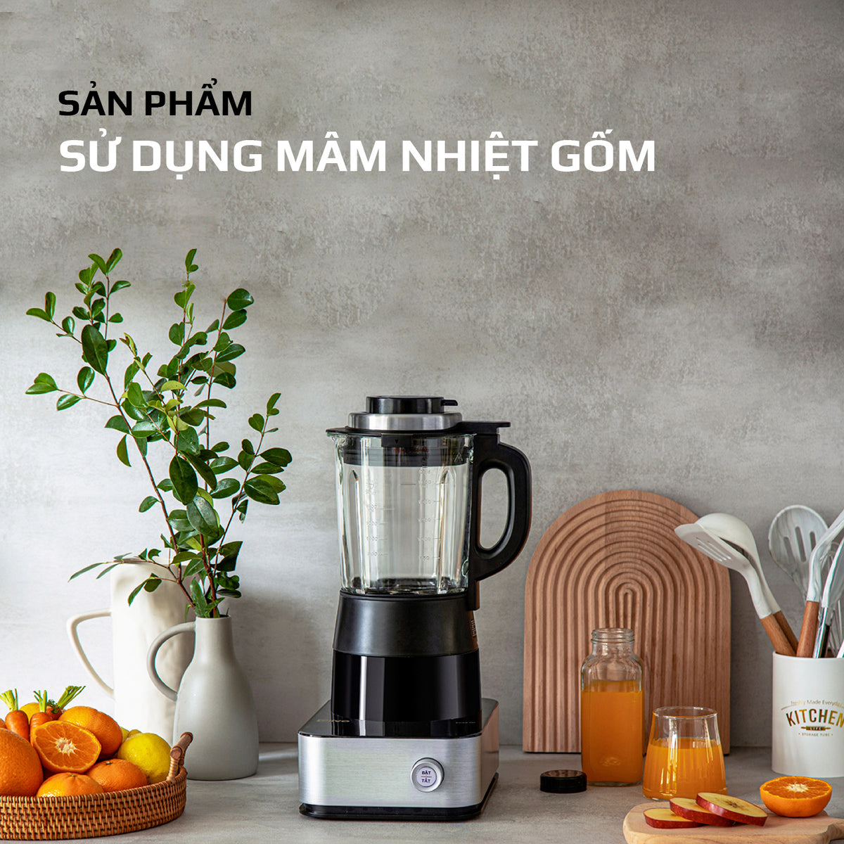 Máy Xay Nấu Cao Cấp OLIVO CB22 PRO - Độ Ồn Thấp - Chống Trào Hiệu Quả - Vệ Sinh Khử Khuẩn