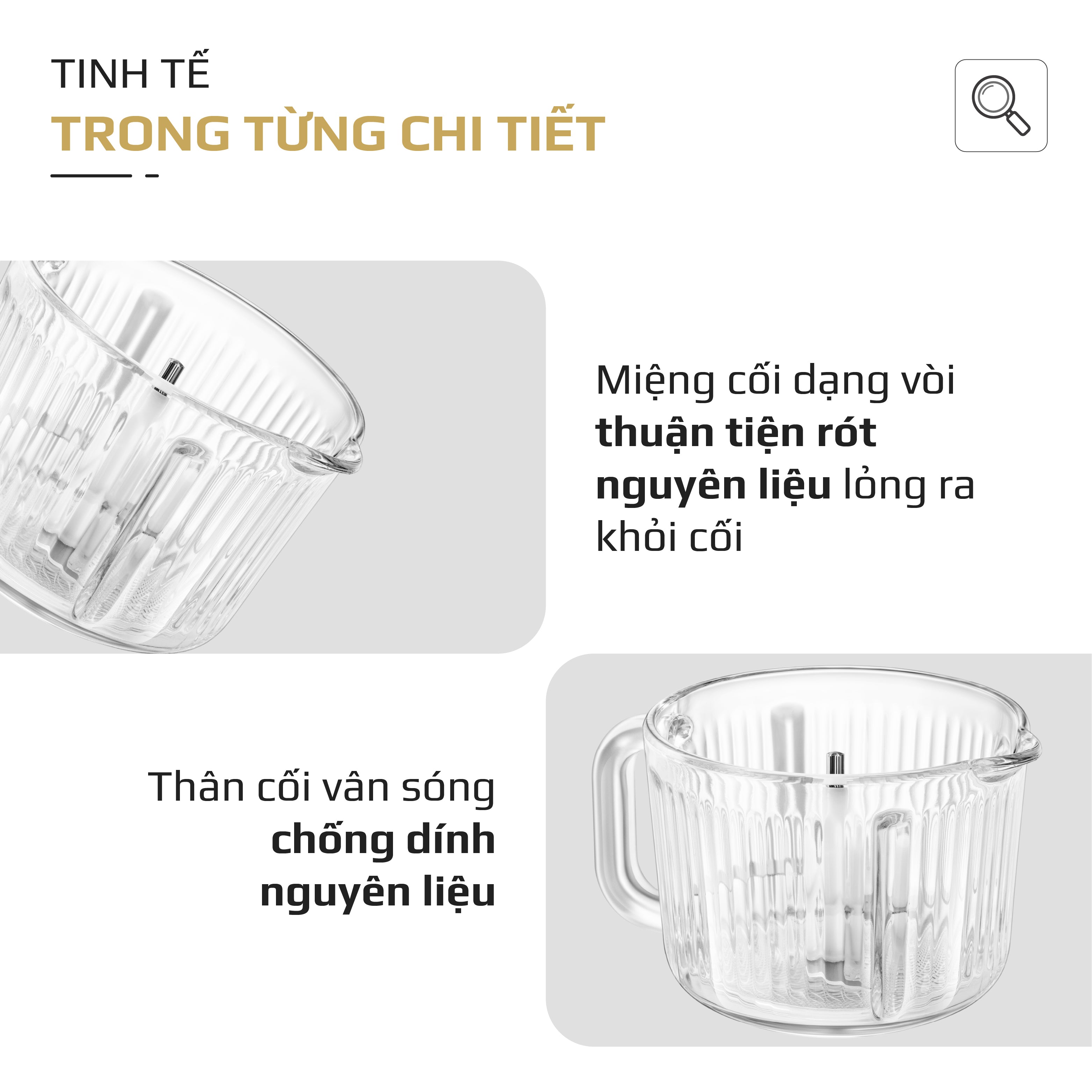 Máy Xay Thực Phẩm Đa Năng OLIVO FC25 - 2 Cối Xay - Dung Tích 2L Và 300ML - Công Suất 300W - 3 Chế Độ Xay