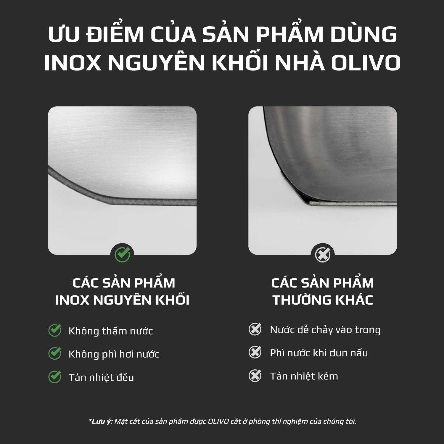 Bộ 2 Nồi OLIVO DAVINCI - Đa Dạng Kích Thước - Inox 3 Lớp - Nắp Kính Cường Lực - Nấu Được Trên Mọi Loại Bếp