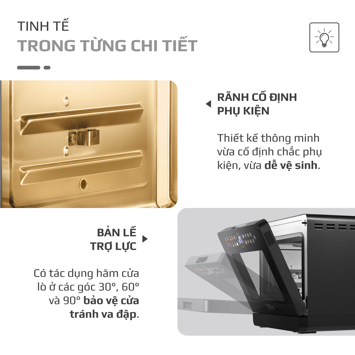Nồi Chiên Hấp Đa Năng OLIVO SF1800 ULTRA - Dung Tích 18L - Công Nghệ Hấp GreenSteam/Chiên Eco Fry, 100 Chế Độ Cài Sẵn, Đột Phá Chiên Hấp Đa Giai Đoạn, Màu Titanium, Bảng Điều Khiển OLED Cao Cấp