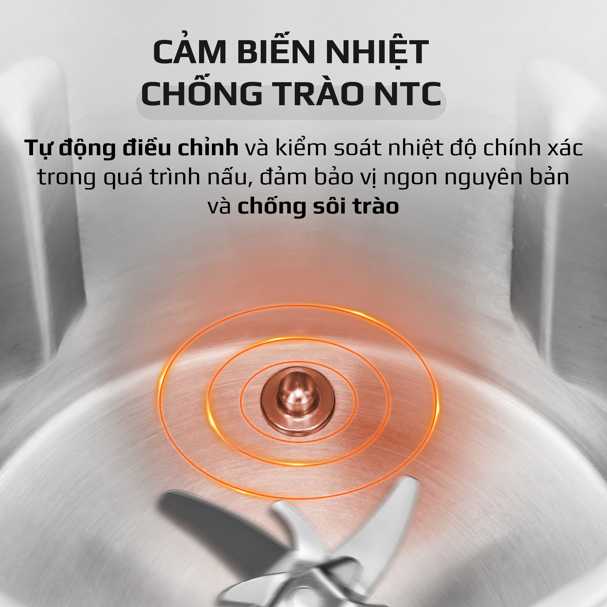 Máy Xay Nấu Đa Năng OLIVO CB1000 - Dung Tích 1L - 9 Chế Độ - Lòng Cối Inox 304 - Nắp Kính Cường Lực - Công Suất 880W - Chống Trào Tuyệt Đối