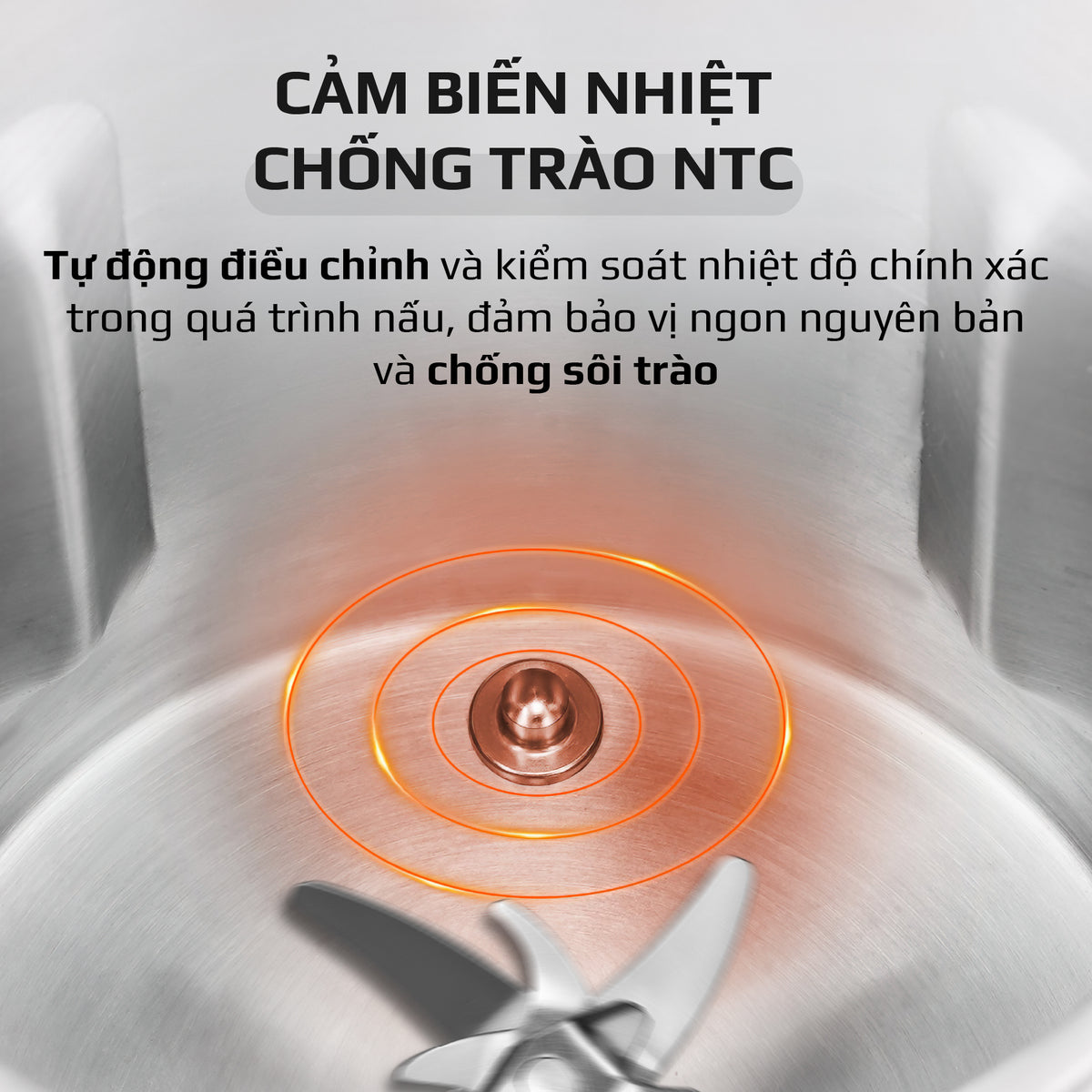 Máy Xay Nấu Đa Năng OLIVO CB1000 - Dung Tích 1L - 9 Chế Độ - Lòng Cối Inox 304 - Nắp Kính Cường Lực - Công Suất 880W - Chống Trào Hiệu Quả