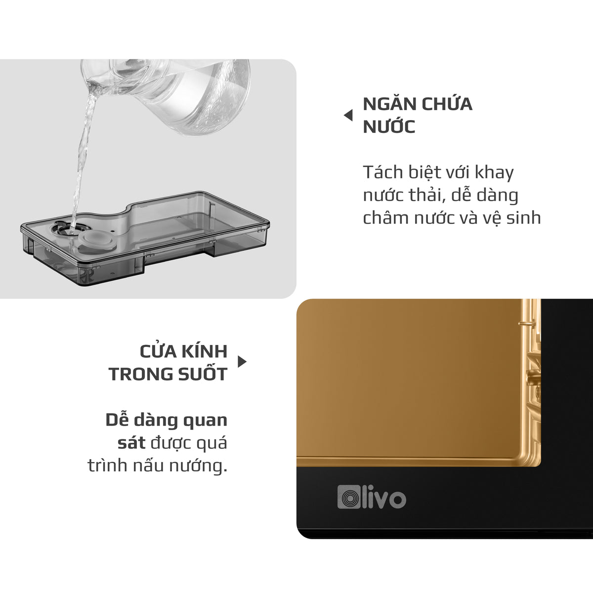 Nồi Chiên Hấp Đa Năng OLIVO SF1800 ULTRA - Dung Tích 18L - Công Nghệ Hấp GreenSteam/Chiên Eco Fry, 100 Chế Độ Cài Sẵn, Đột Phá Chiên Hấp Đa Giai Đoạn, Màu Titanium, Bảng Điều Khiển OLED Cao Cấp