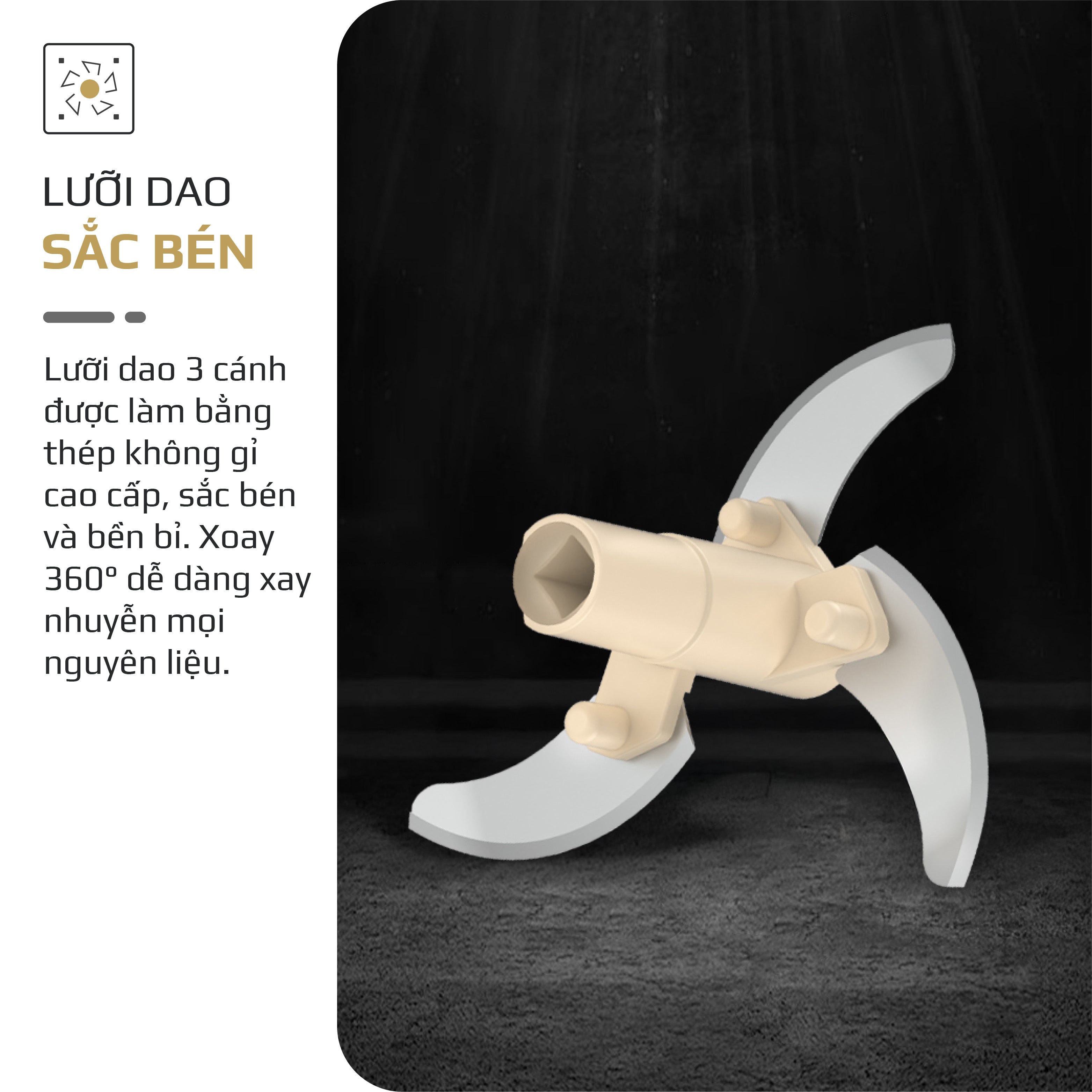 Dụng Cụ Xay Thực Phẩm Đa Năng Mini OLIVO MFC468 – Xay Tỏi Ớt, Xay Thịt, Xay Hạt Tiện Lợi – Nắp Lật Tiện Dụng - Dây Kéo Chắc Chắn – Dung Tích 400ML – Dễ Dàng Vệ Sinh