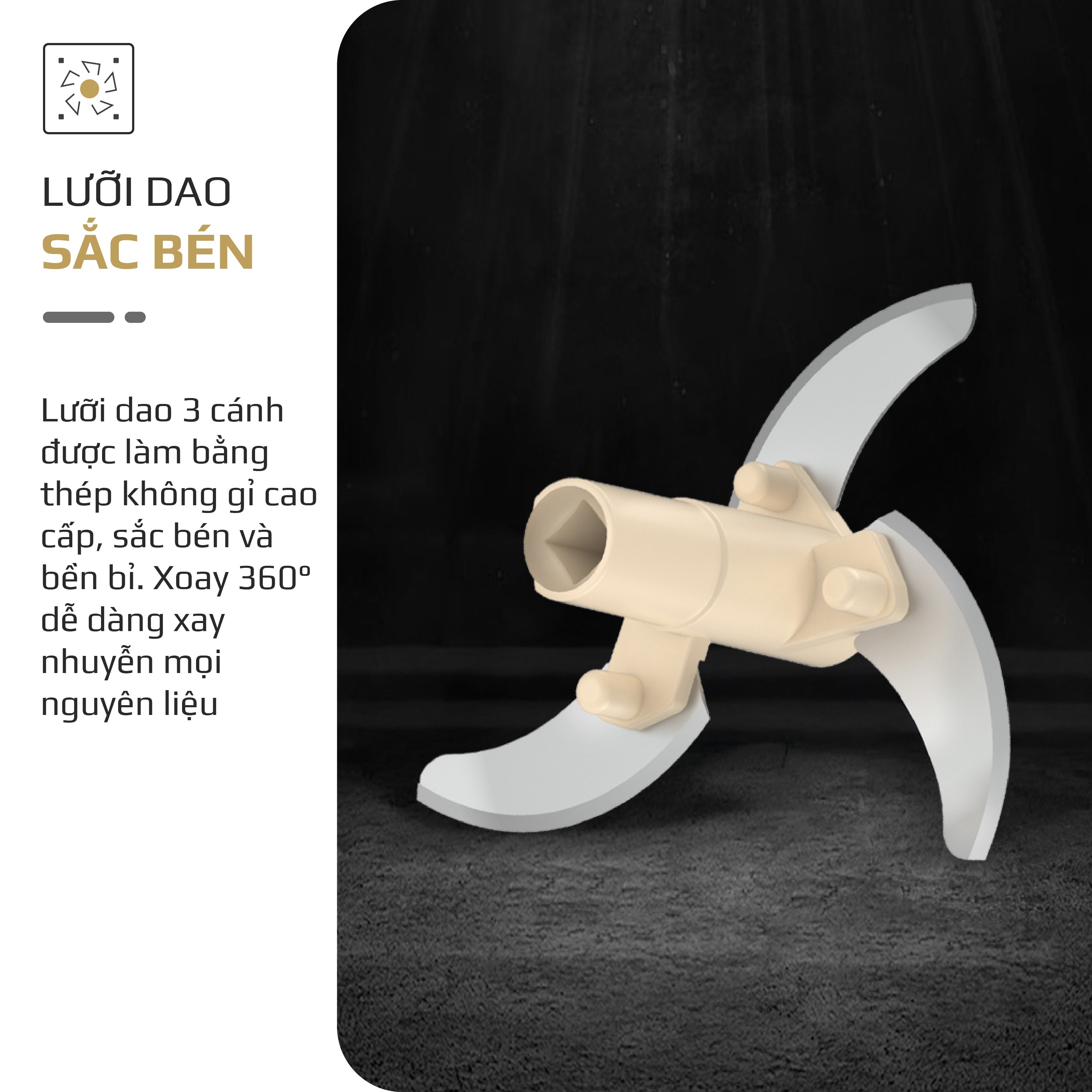 Dụng Cụ Xay Thực Phẩm Đa Năng Mini OLIVO MFC442 – Xay Tỏi Ớt, Xay Thịt, Xay Hạt Tiện Lợi – Dây Kéo Chắc Chắn – Dung Tích 400ML – Dễ Dàng Vệ Sinh