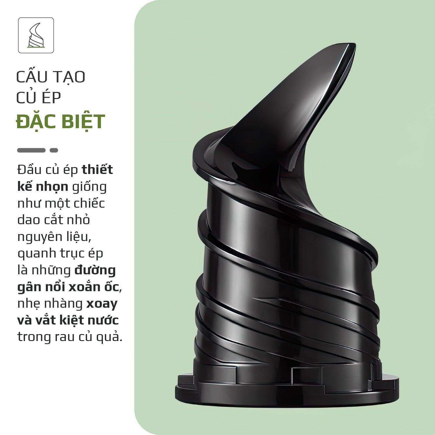 Máy Ép Chậm OLIVO SJ240 - Phiên Bản Giới Hạn Màu Titanium - Khoang Tiếp Lớn - Giải Pháp Hoàn Hảo Cho Việc Ép Kết Hợp Trái Cây, Rau Củ