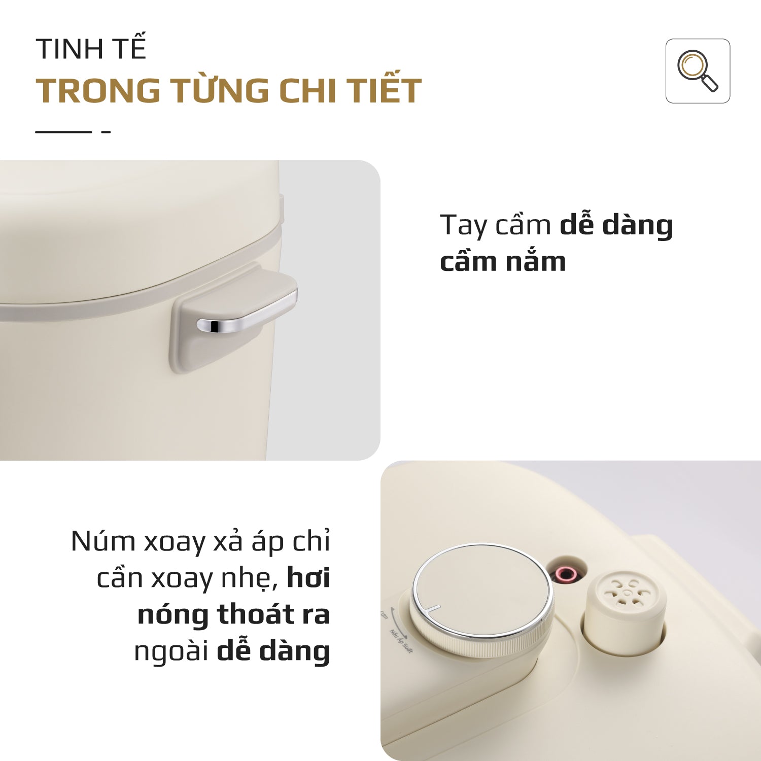 Nồi Áp Suất Điện Đa Năng OLIVO PC40 – Nồi 2 Nắp, 3 Chế Độ Nấu, Màn Hình OLED Hiện Đại, Lòng Nồi INOX 304, Đa Chức Năng 10 Chế Độ Cài Sẵn, Dung Tích 4L, Công Suất 1300W