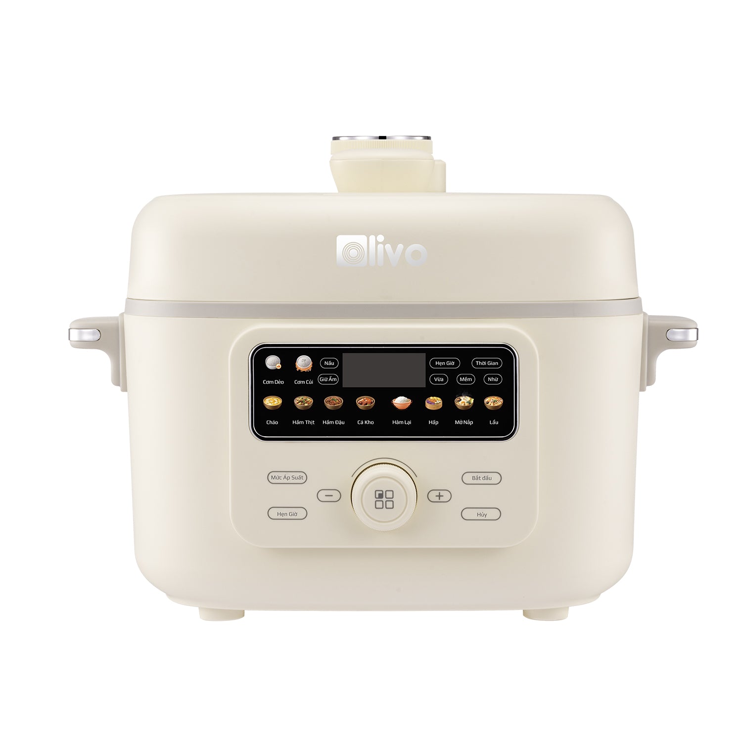 Nồi Áp Suất Điện Đa Năng OLIVO PC40 – Nồi 2 Nắp, 3 Chế Độ Nấu, Màn Hình OLED Hiện Đại, Lòng Nồi INOX 304, Đa Chức Năng 10 Chế Độ Cài Sẵn, Dung Tích 4L, Công Suất 1300W