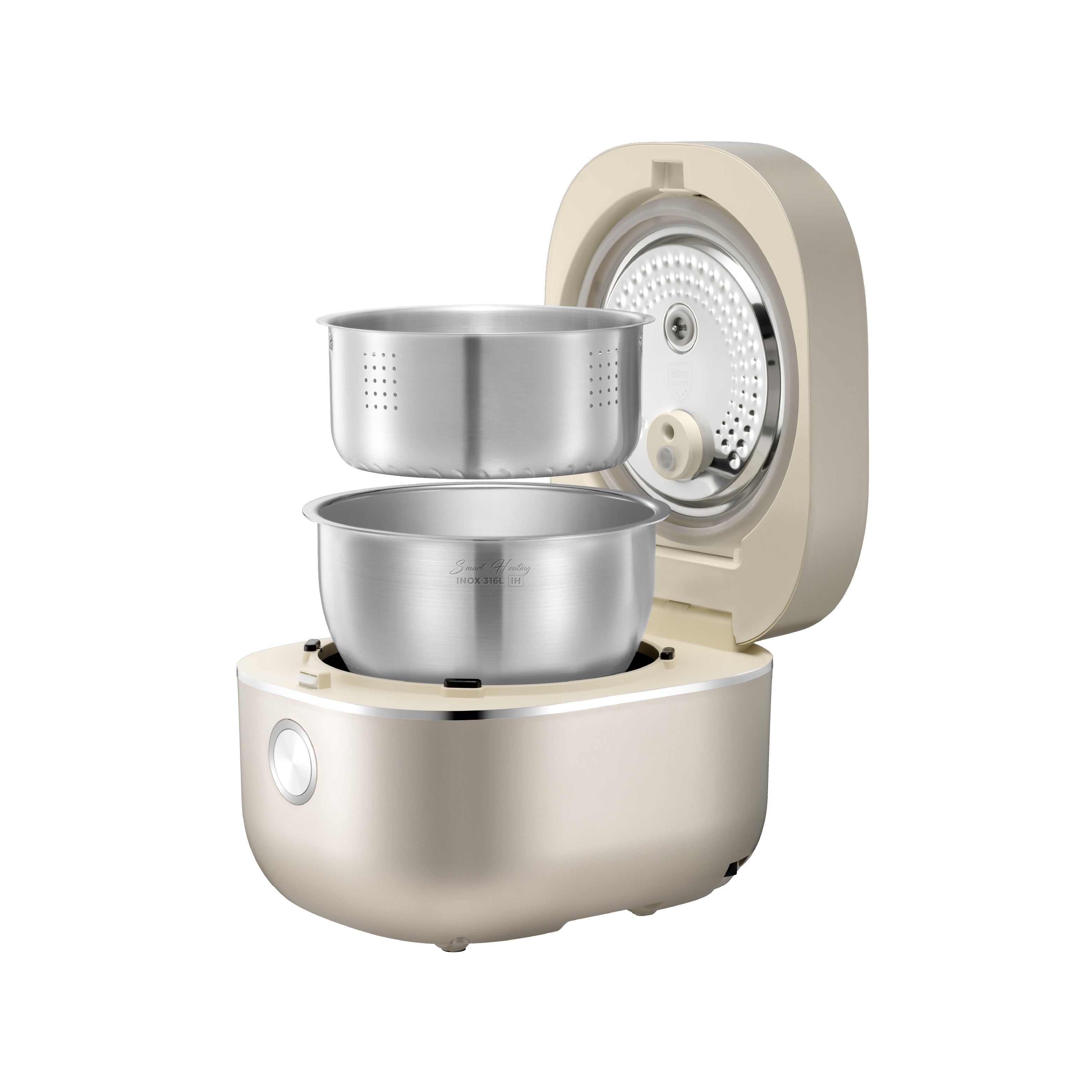 Nồi Cơm Điện Cao Tần OLIVO RC800IH - Công Nghệ Nấu Cao Tần Smart Heating, Lòng Nồi INOX 316L, 14 Chế Độ Cài Sẵn, Dung Tích 1.5L, Bảng Điều Khiển OLED