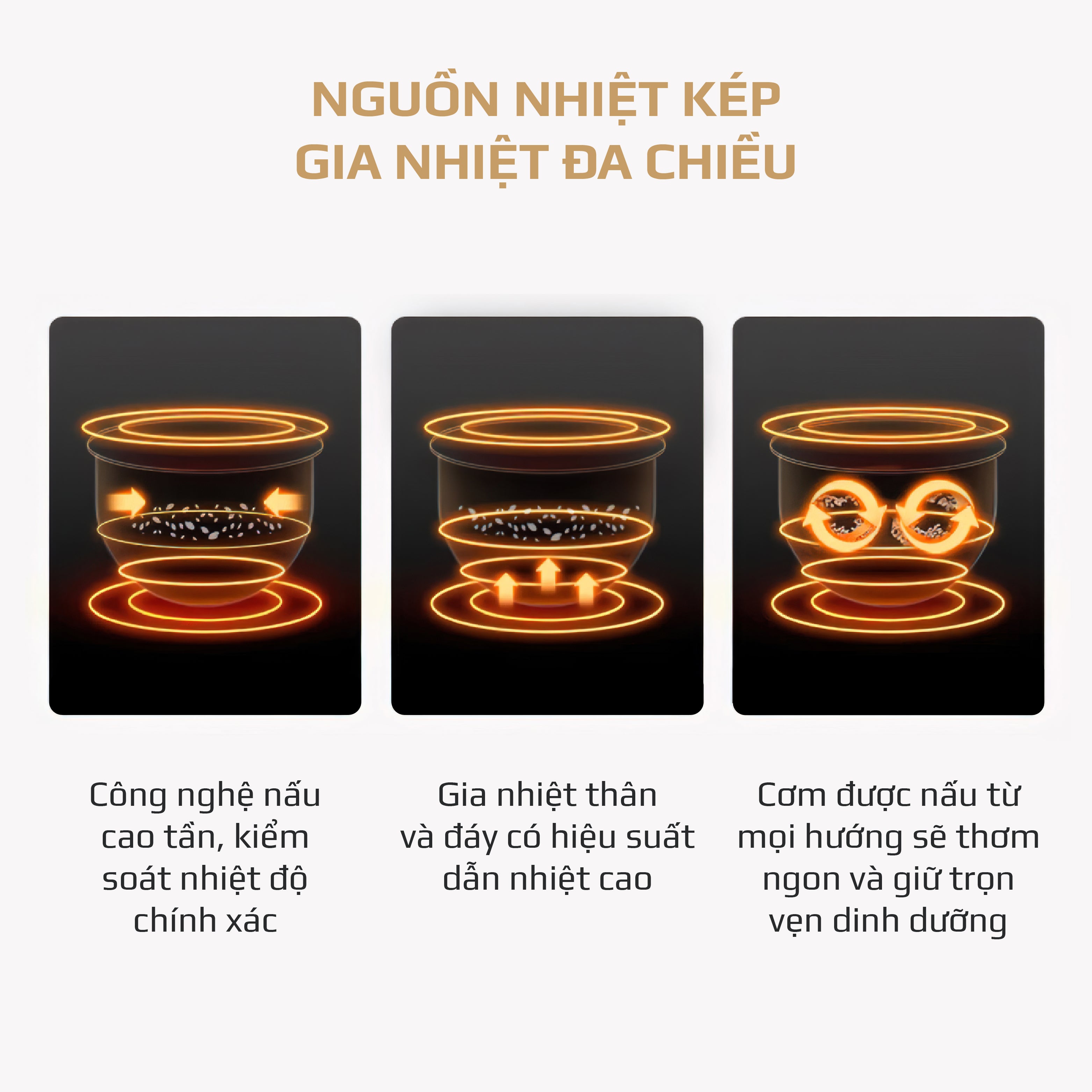 Nồi Cơm Điện Cao Tần OLIVO RC800IH - Công Nghệ Nấu Cao Tần Smart Heating, Lòng Nồi INOX 316L, 14 Chế Độ Cài Sẵn, Dung Tích 1.5L, Bảng Điều Khiển OLED